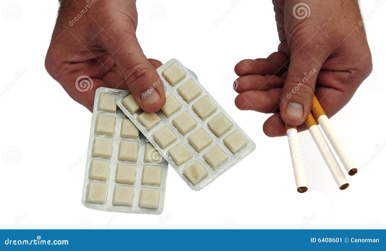 Cigarettes Or Gum? Stock Image Image 6408601