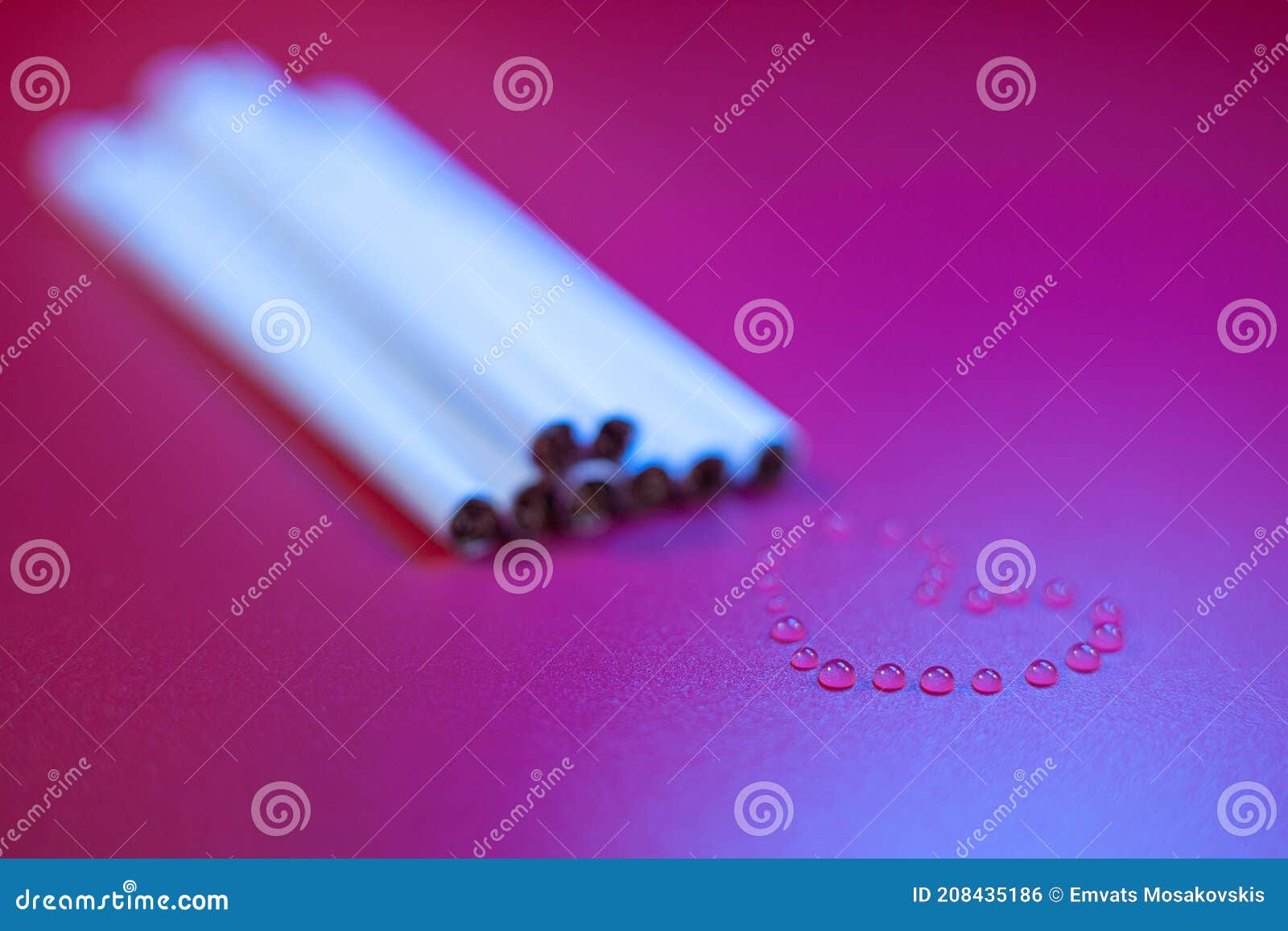 Cigarettes are Hazy Water Drops Stock Photo Image of refreshing