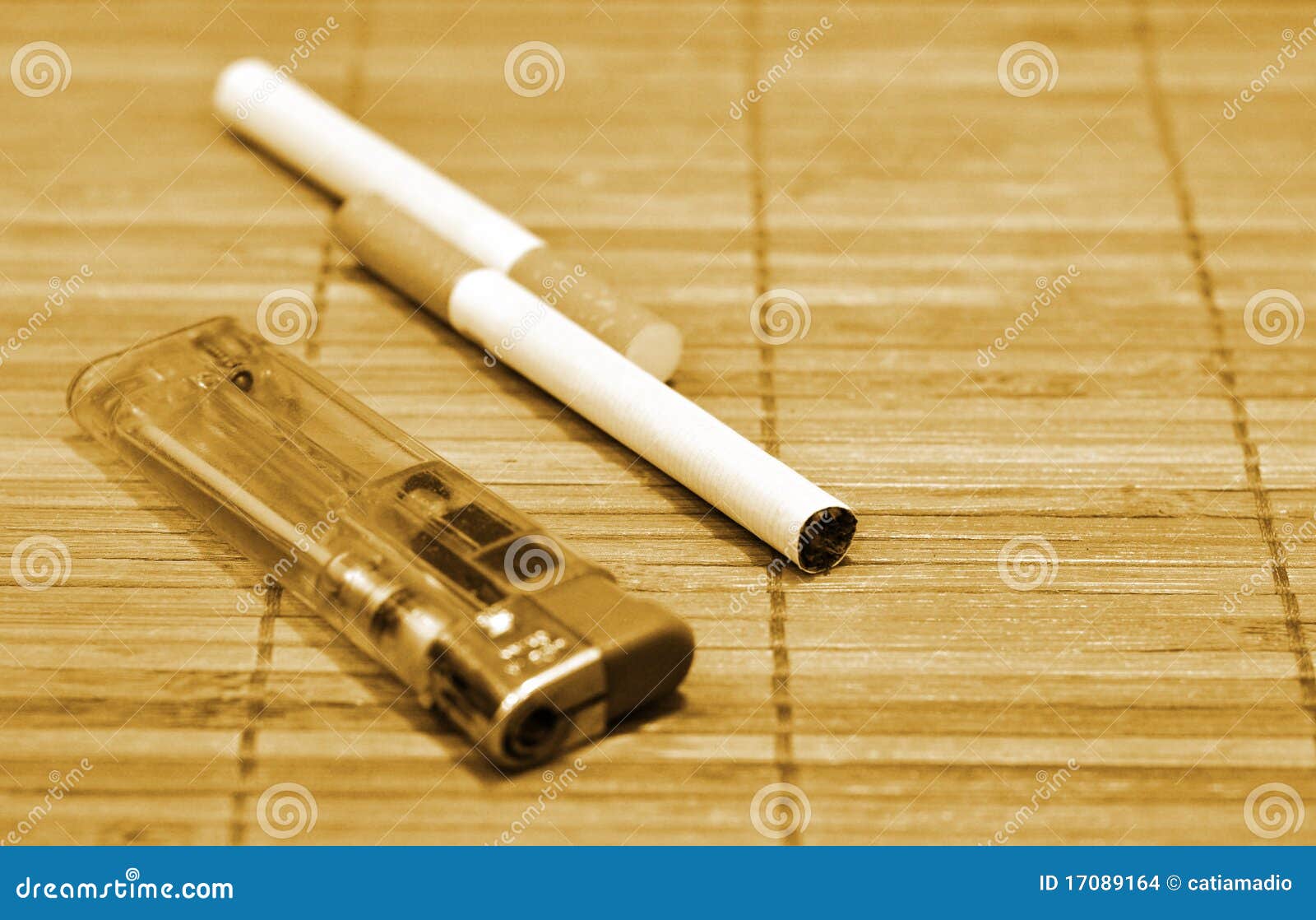 Cigarettes and lighter stock photo. Image of still, closeup 17089164
