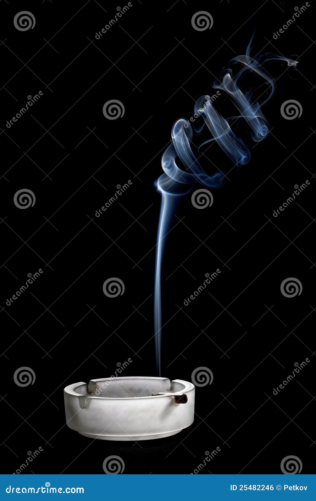 Cigarettes and Smoke in Ashtray Stock Photo Image of detail