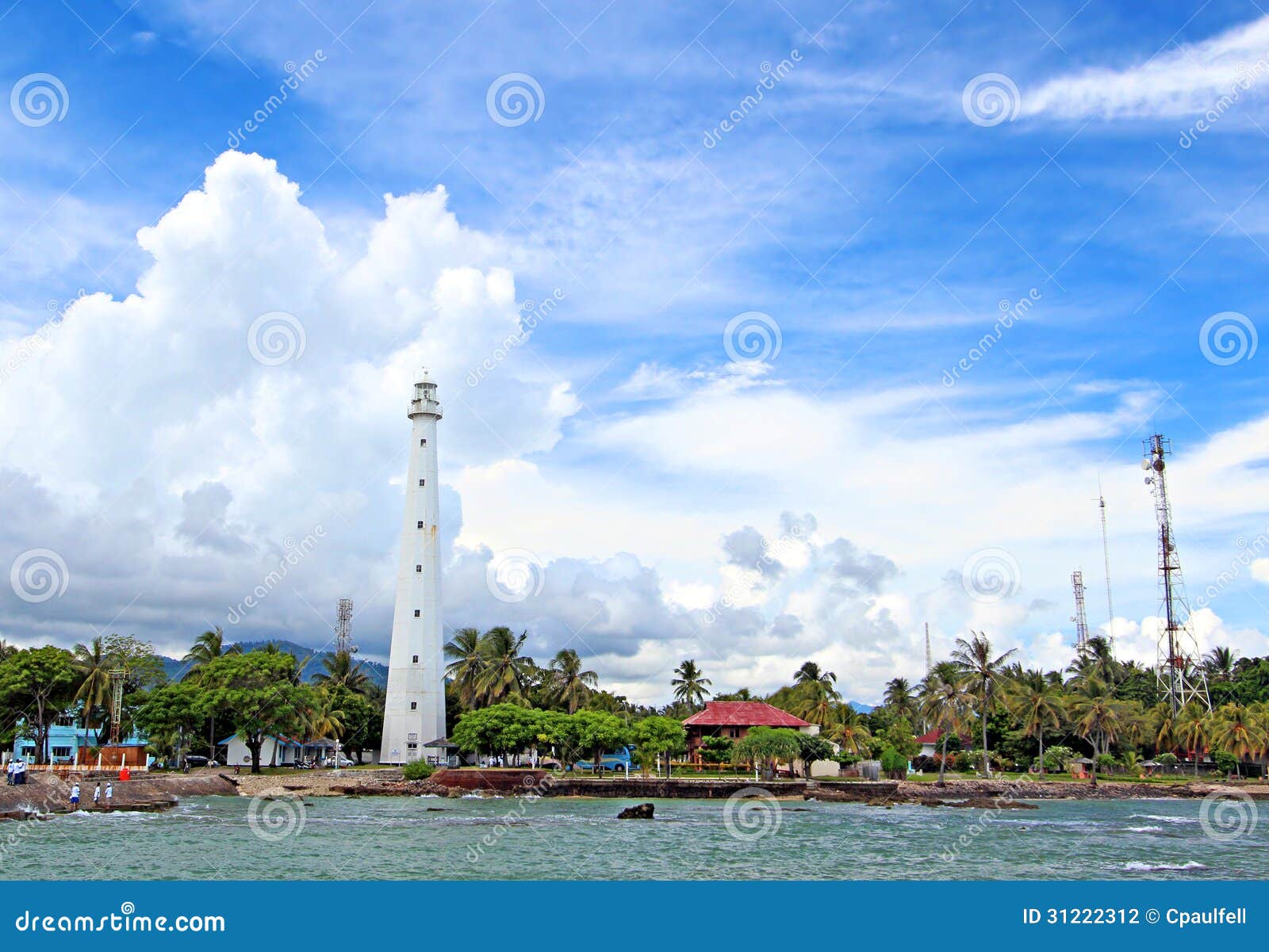 cikoneng lighthouse built by the dutch in 1885
