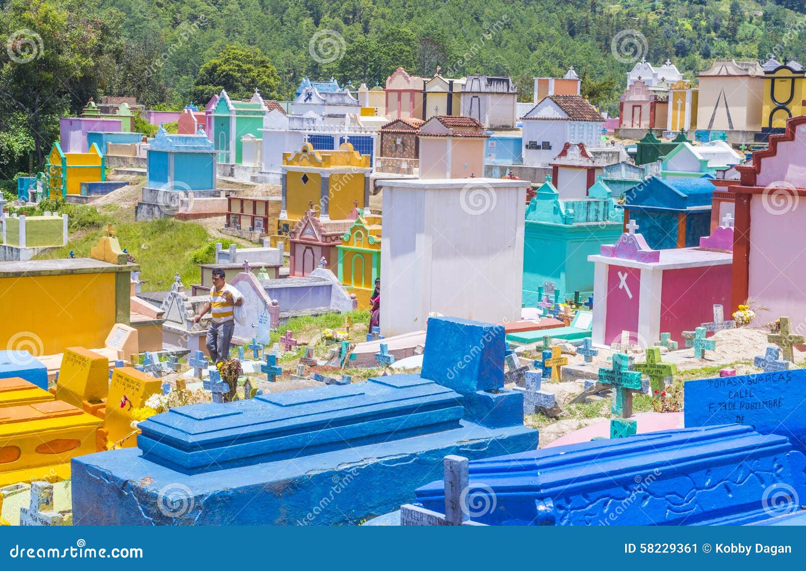 Cimitero Di Chichicastenango Fotografia Editoriale - Immagine di tombstone,  guatemala: 58229361