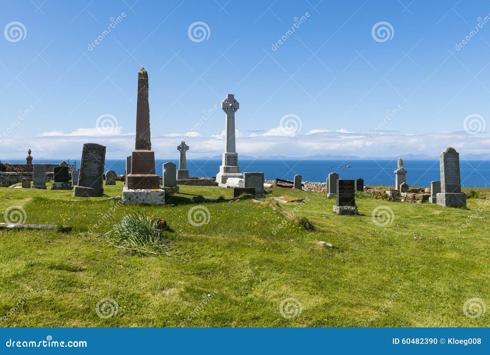 Cimitero di Kilmuir fotografia stock. Immagine di isola 60482390