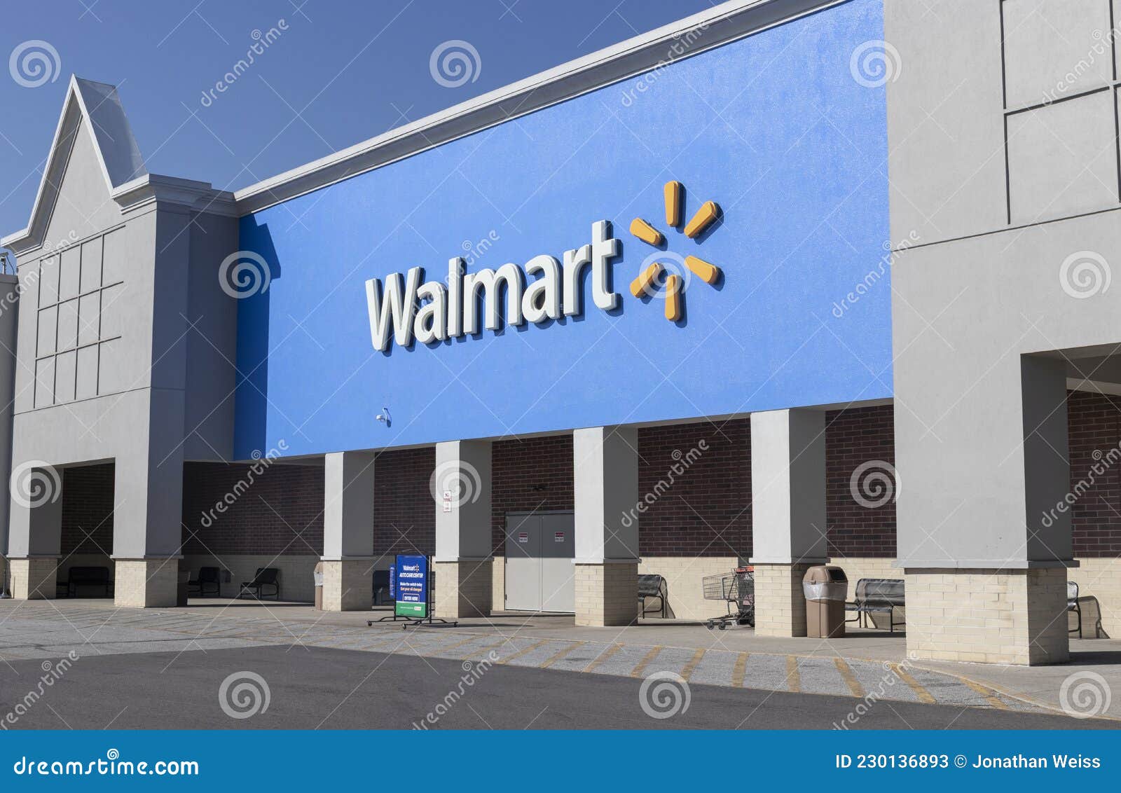 Las Vegas - Circa June 2019: Walmart Retail Location. Walmart is