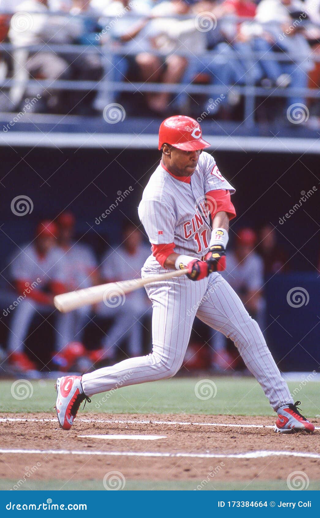 Barry Larkin editorial stock image. Image of game, jersey - 170344249