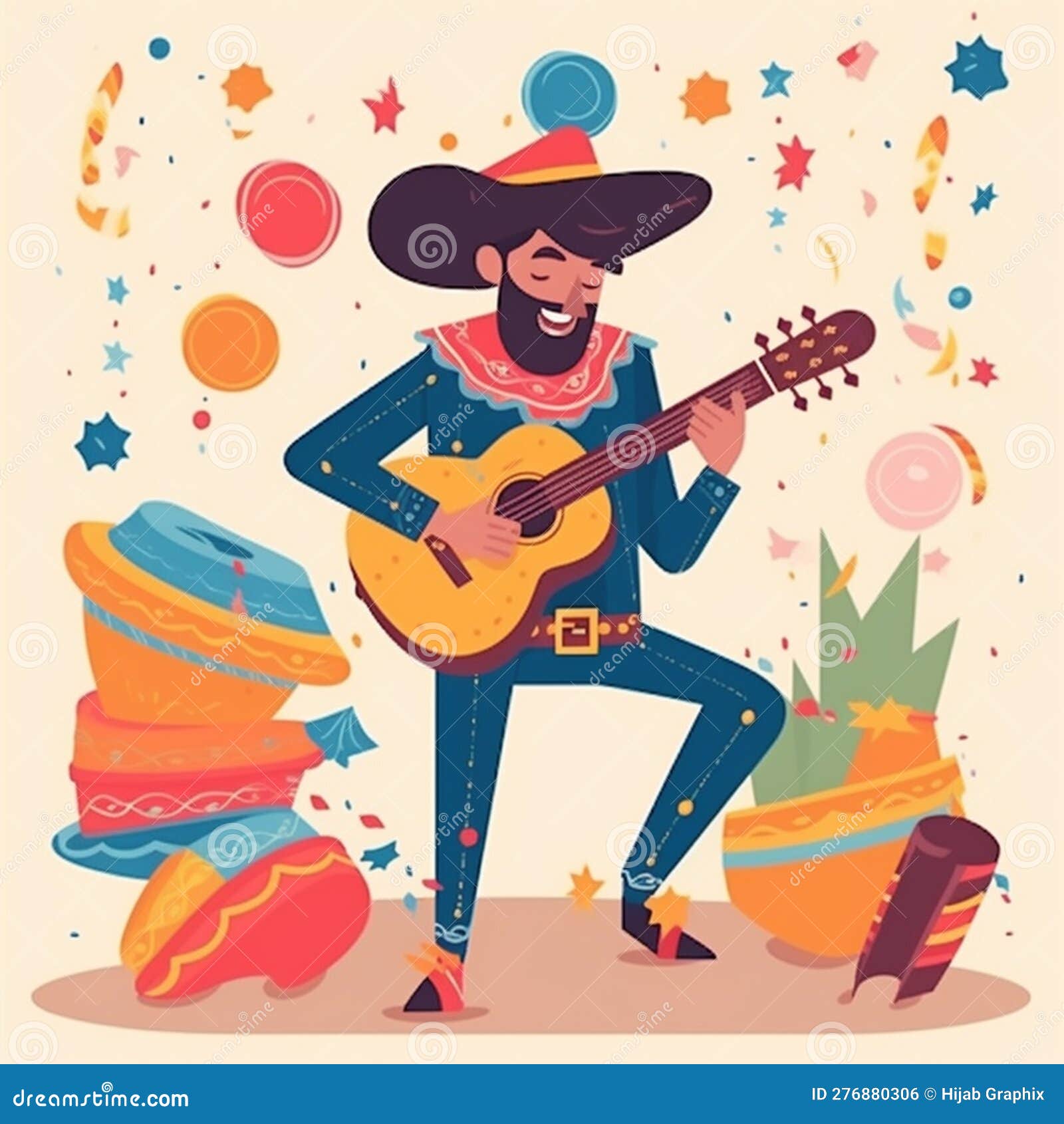 cinco de mayo - may 5, federal holiday in mexico. fiesta banner and poster  ai generative