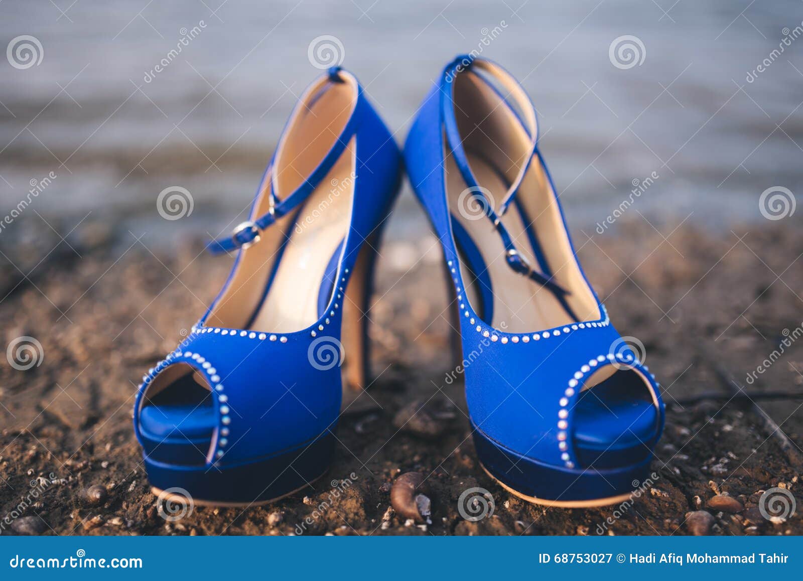 cinderella shoes in blue