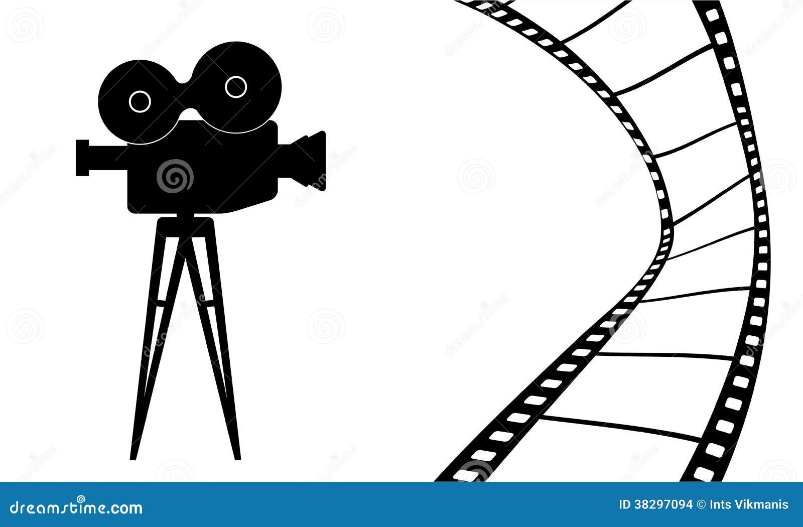 Cinema Camera And Movie Vector Illustration Stock Images  Image 