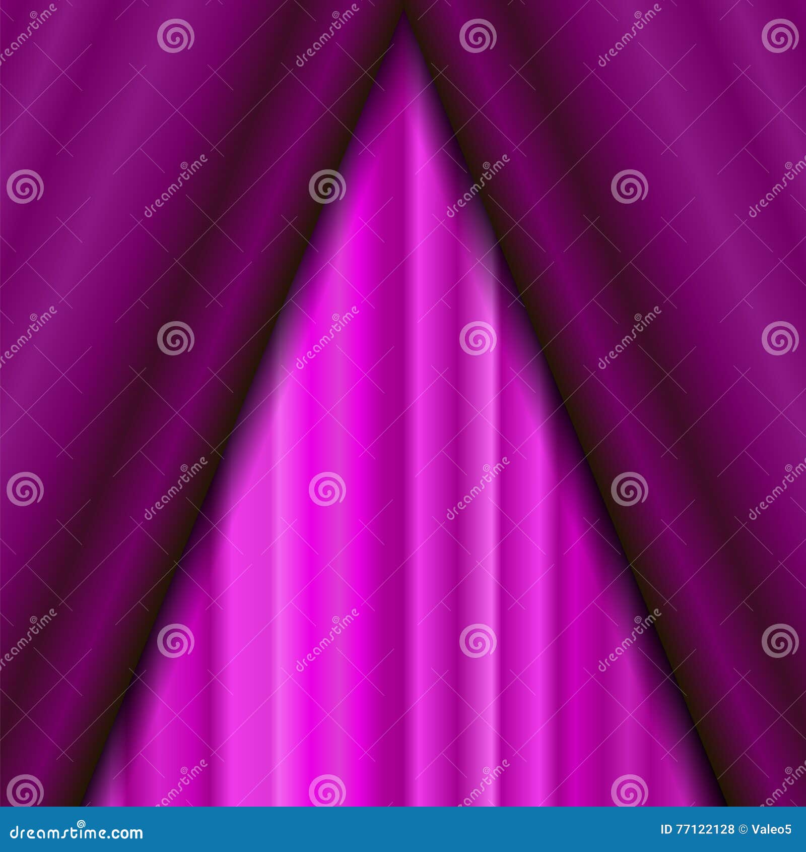 Cinema Closed Pink Curtain stock vector. Illustration of ceremony