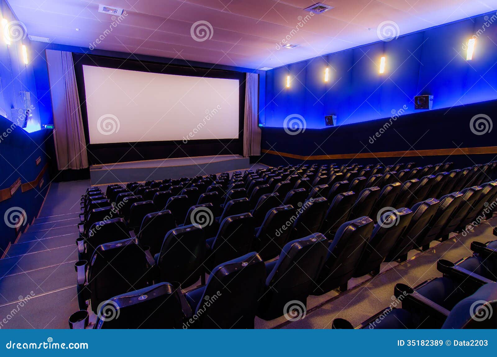 in cinema theater