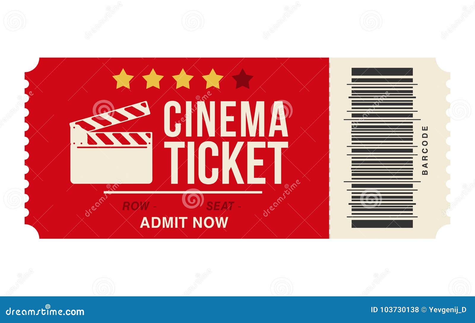 Free Movie Ticket Template from thumbs.dreamstime.com