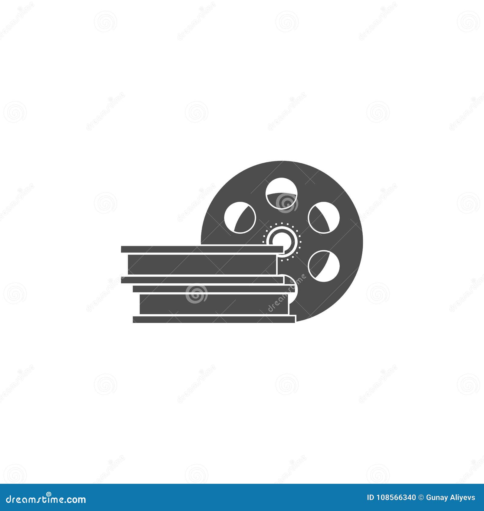 Cinematographic Tape Icon. Cinema Element Icon. Premium Quality Graphic ...