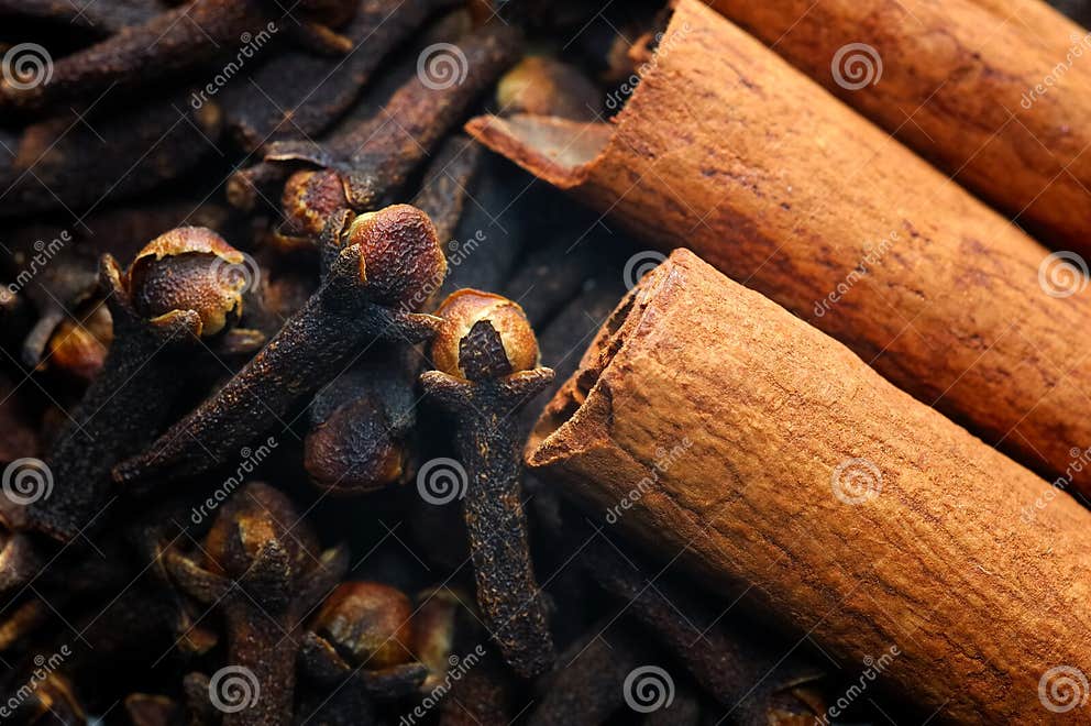 Cinnamon stock image. Image of cloves, cinnamon, spice 2235359