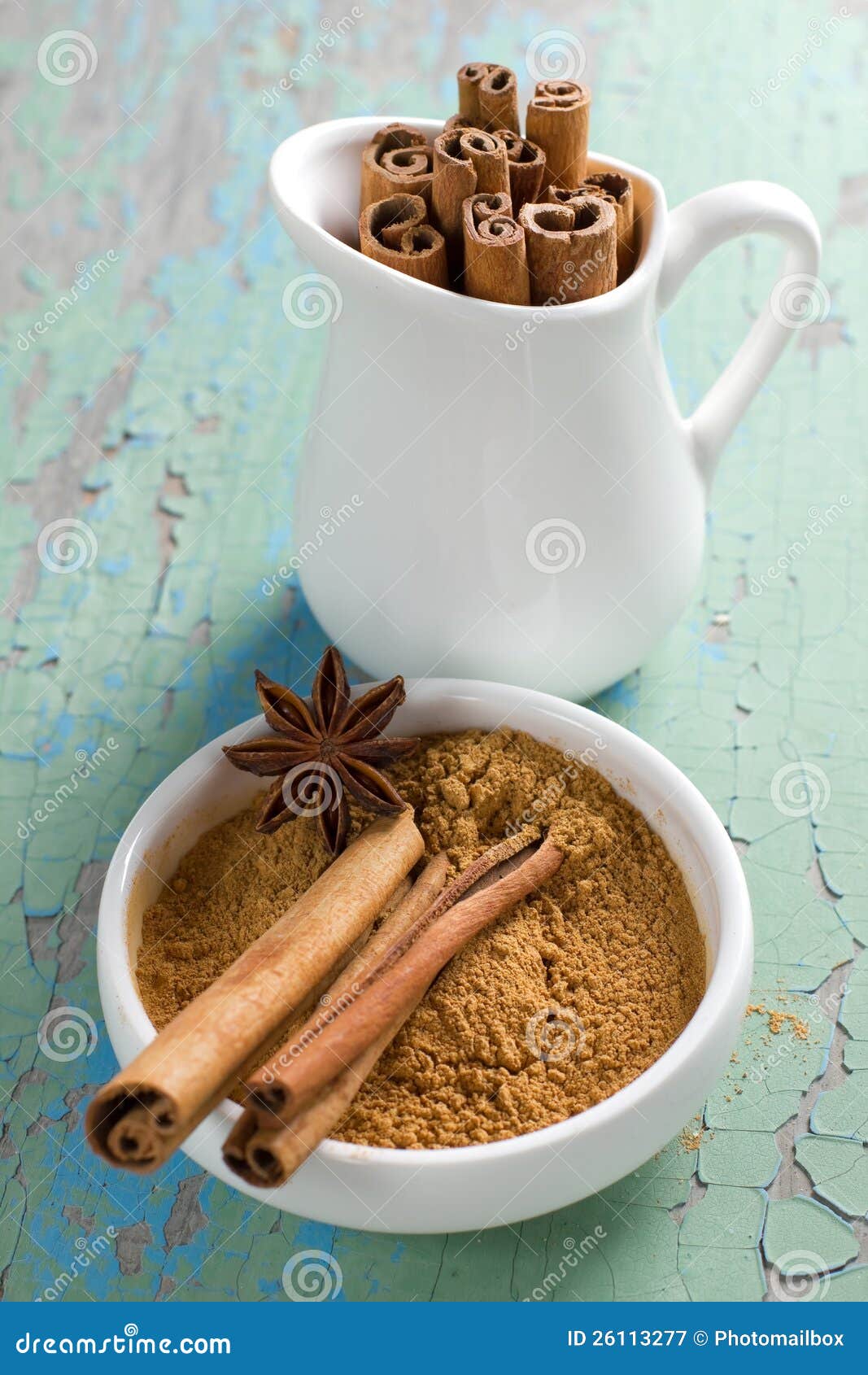 Cinnamon and anise stock image. Image of flavoring, flavor 26113277