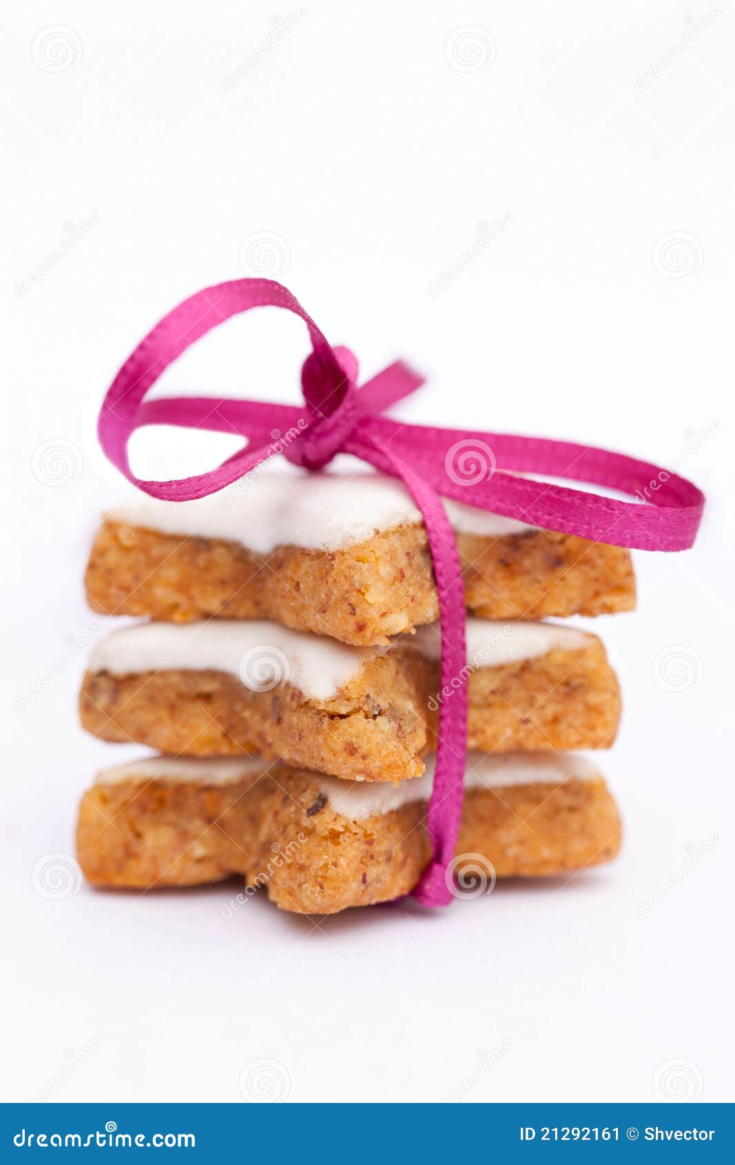 Cinnamon Biscuits with Ribbon Stock Image Image of packet, cookies 21292161