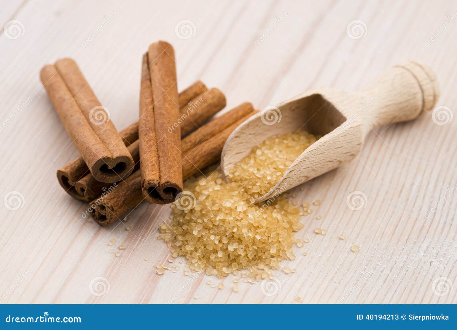 Cinnamon with brown sugar stock image. Image of close 40194213
