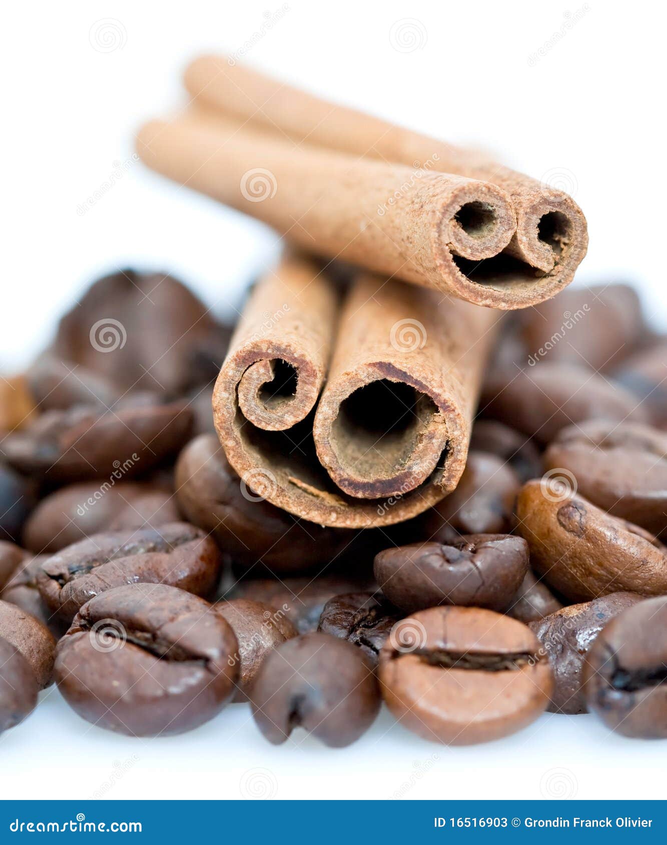 Cinnamon and Coffee stock image. Image of isolated, baking 16516903