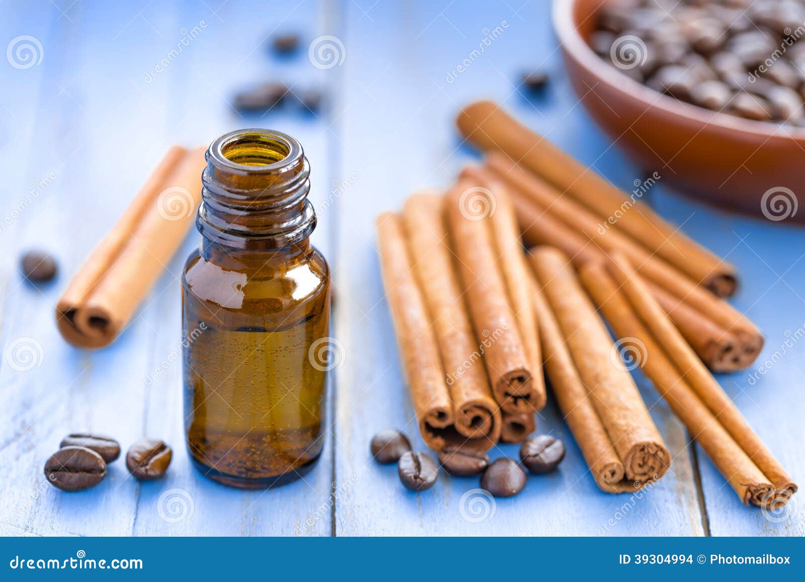 Cinnamon oil stock photo. Image of healthcare, bath, bottle 39304994