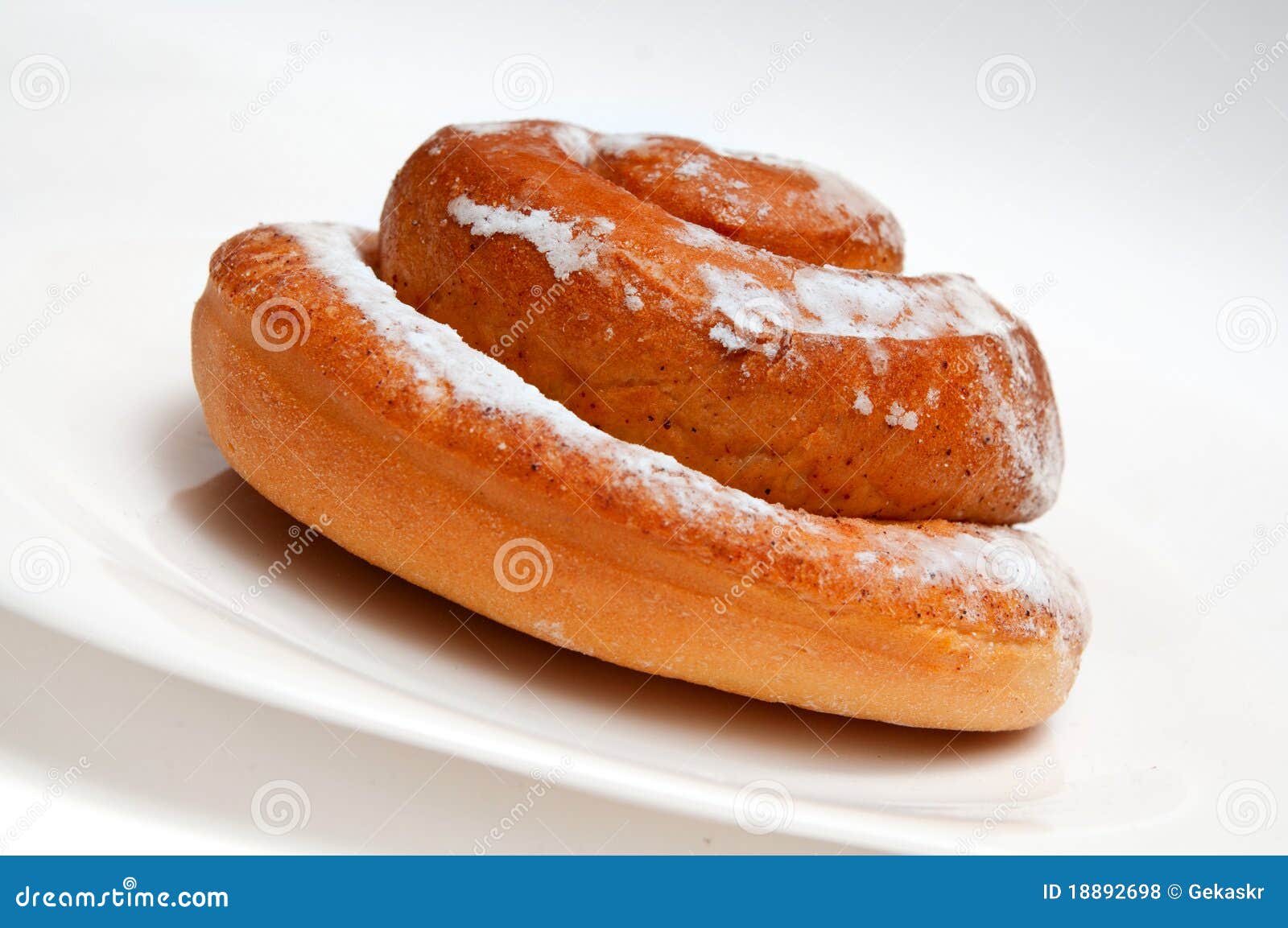 Cinnamon Roll stock photo. Image of dough, appetizing 18892698