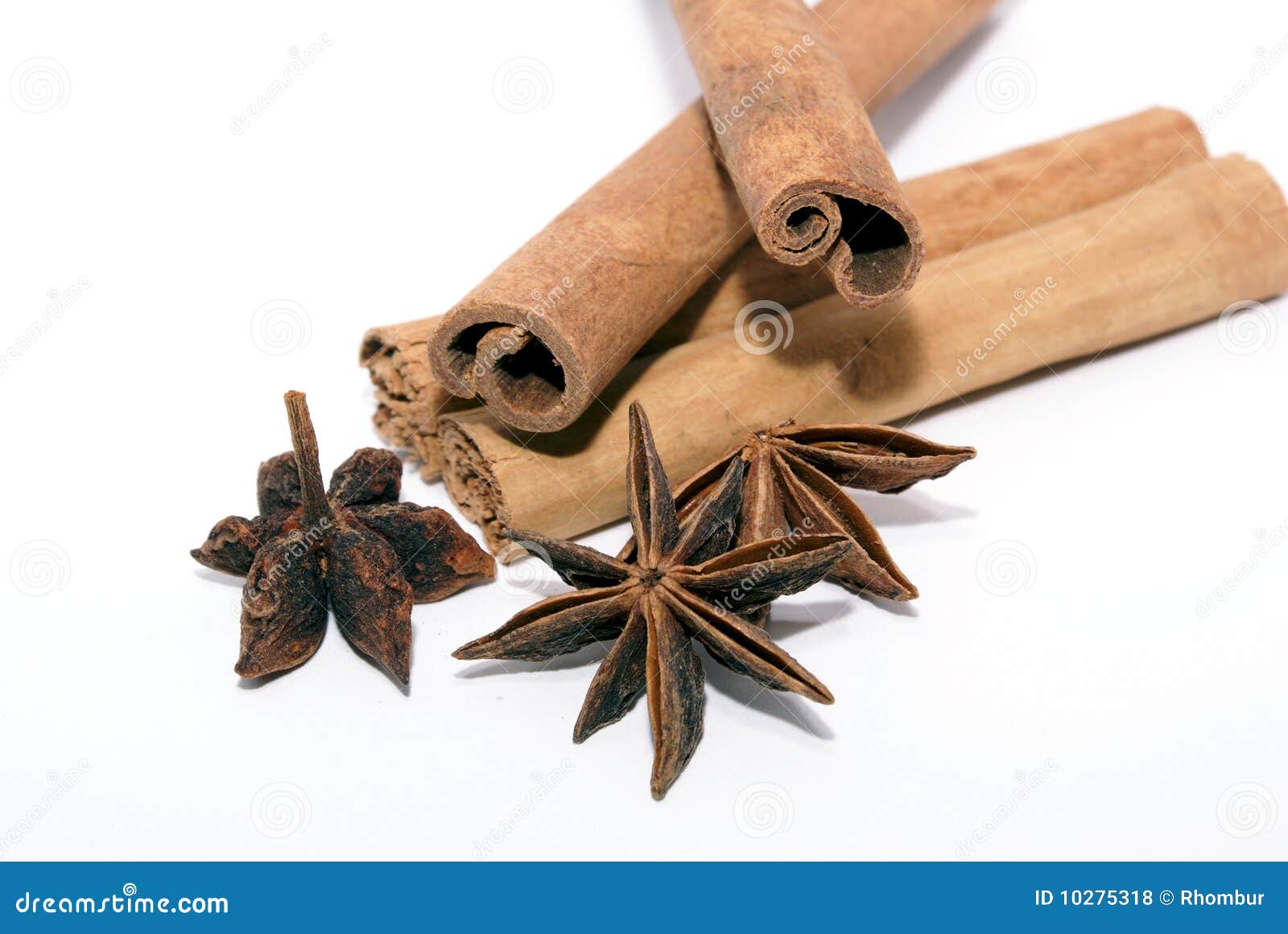 Cinnamon and staranise stock photo. Image of elegance 10275318