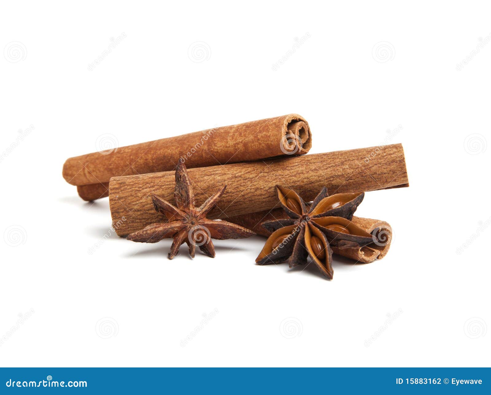 Cinnamon and star anise stock photo. Image of anise, objects 15883162