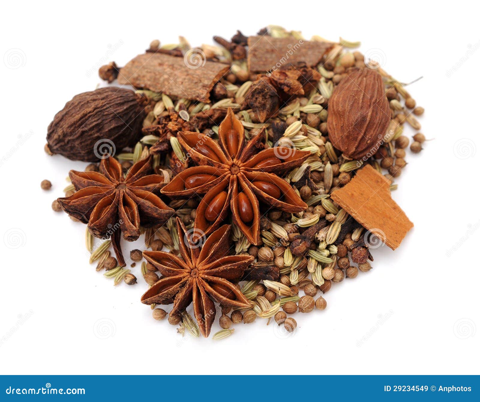 Cinnamon and Star Anise stock image. Image of flavor 29234549