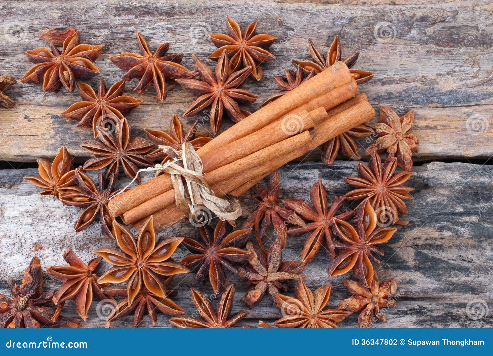 Cinnamon and star anise stock photo. Image of cinnamon 36347802
