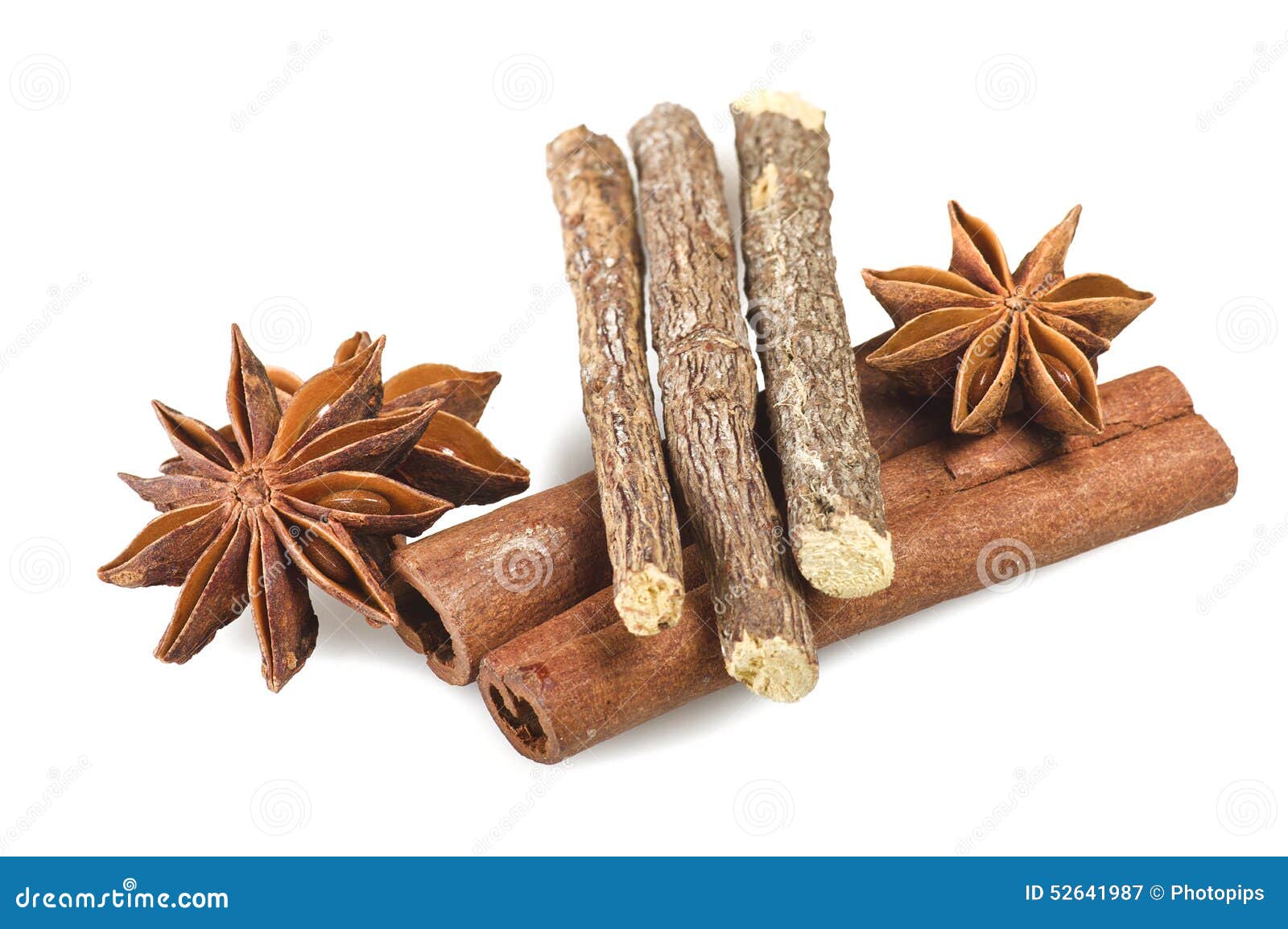 Cinnamon Stick Licorice and Star Anise Stock Image Image of liqorice, christmas 52641987