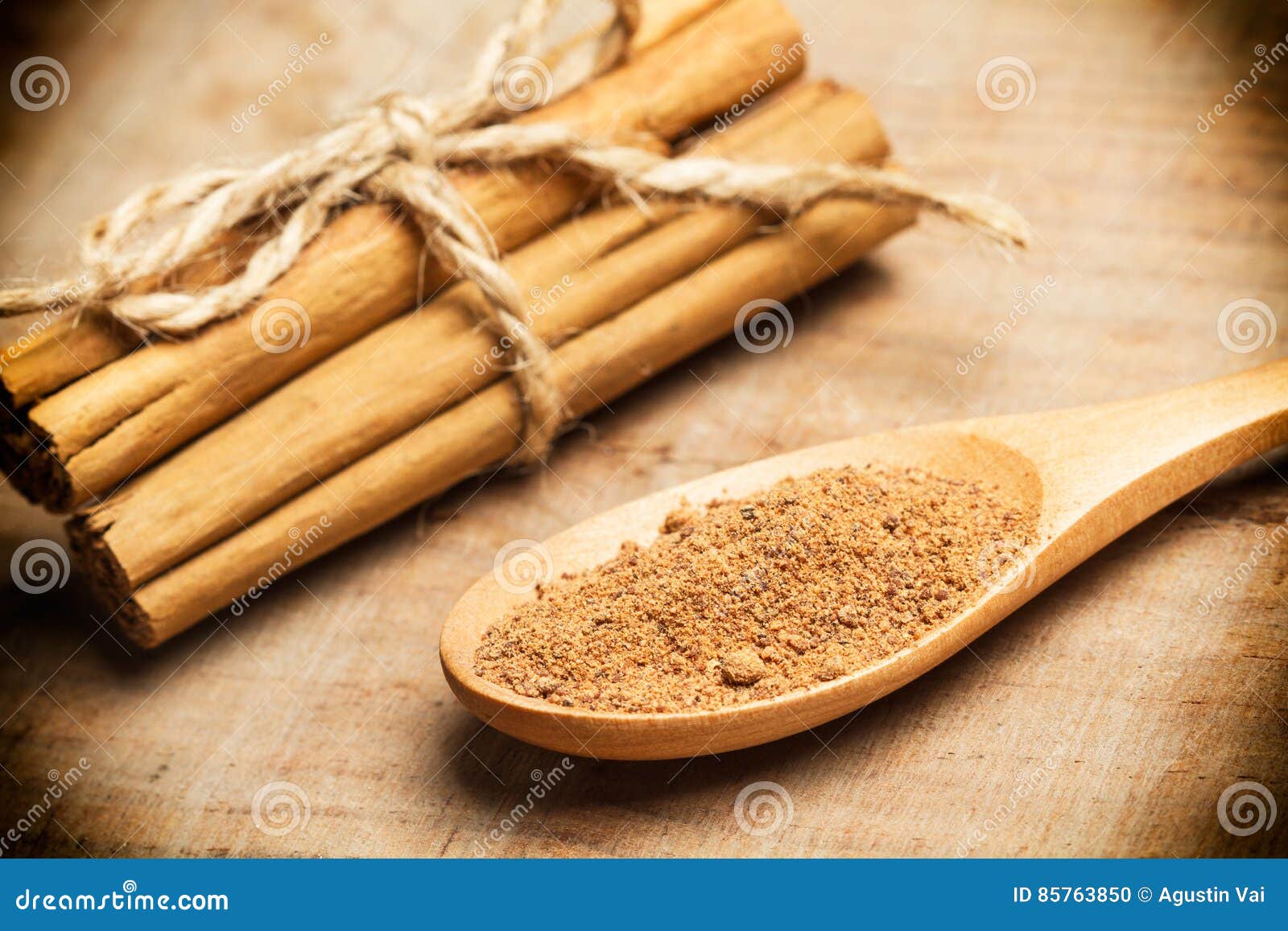 Cinnamon sticks and powder stock photo. Image of bunch 85763850