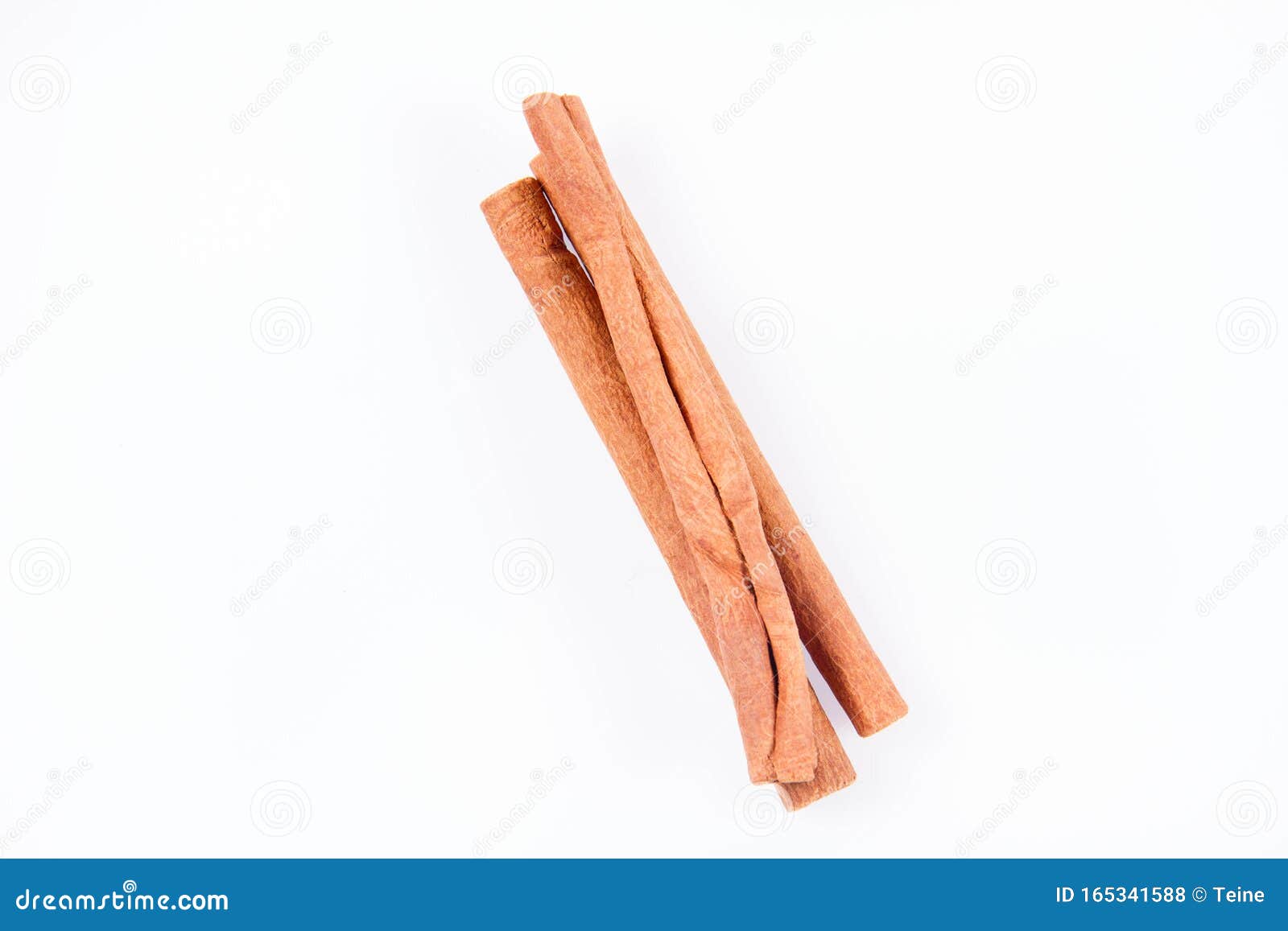 Cinnamon sticks on white stock photo. Image of aroma 165341588