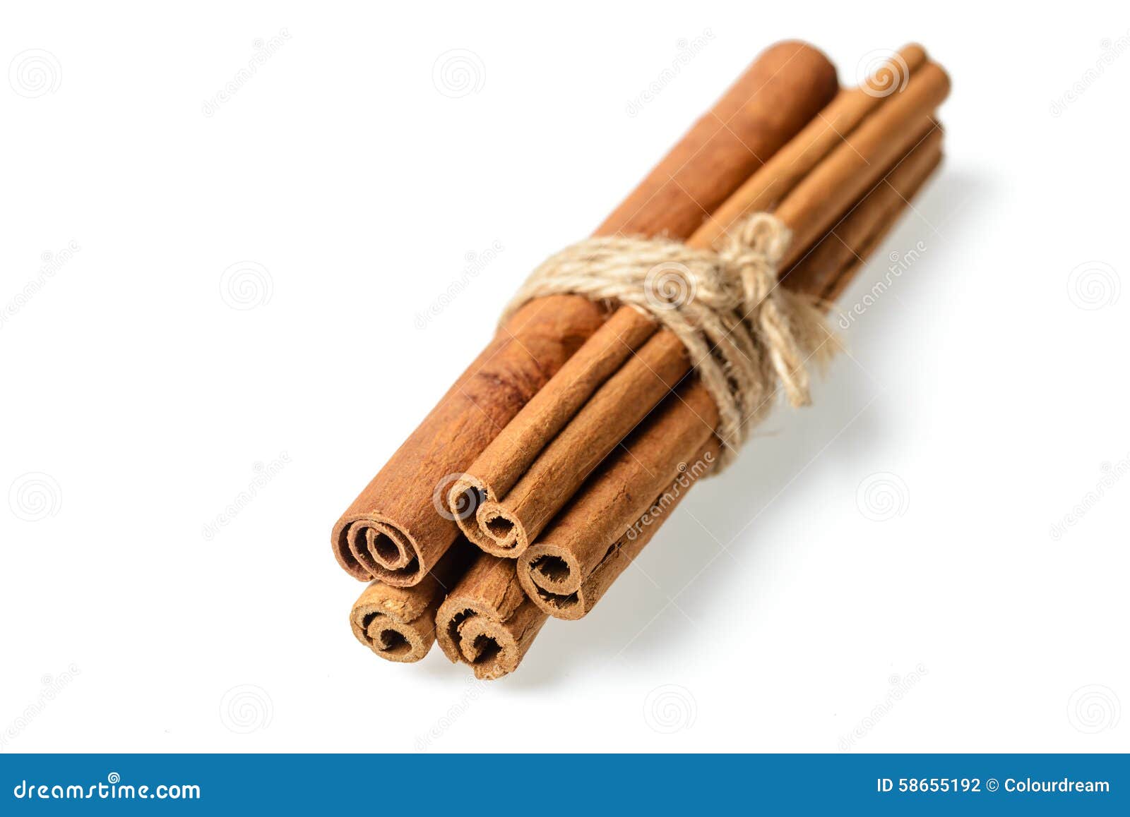 Cinnamon sticks on white stock photo. Image of background 58655192