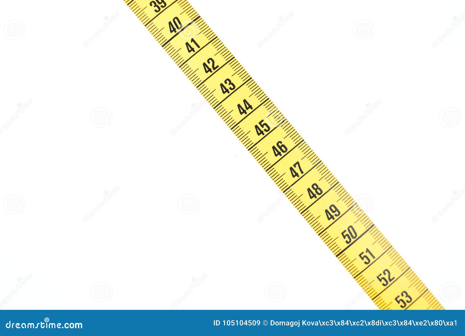 Cinta Métrica De Costura Amarilla Con Números Negros En Un Fondo Blanco  Imagen de archivo - Imagen de cincuenta, across: 105104509