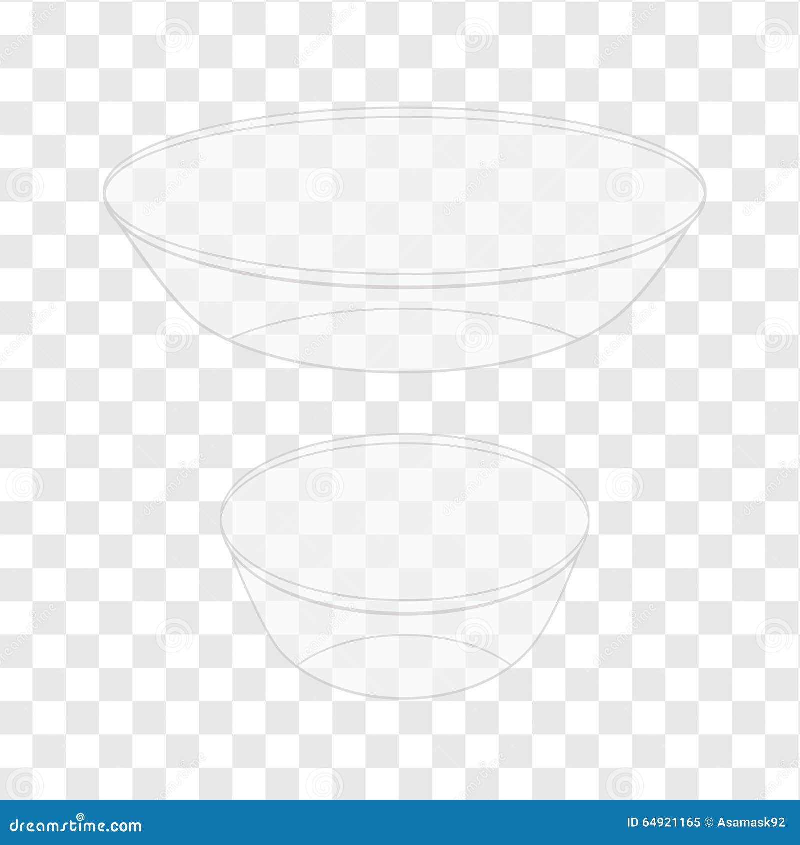 Ciotola Trasparente Profonda Di Vetro. Immagine Stock - Immagine Di - Foto 6