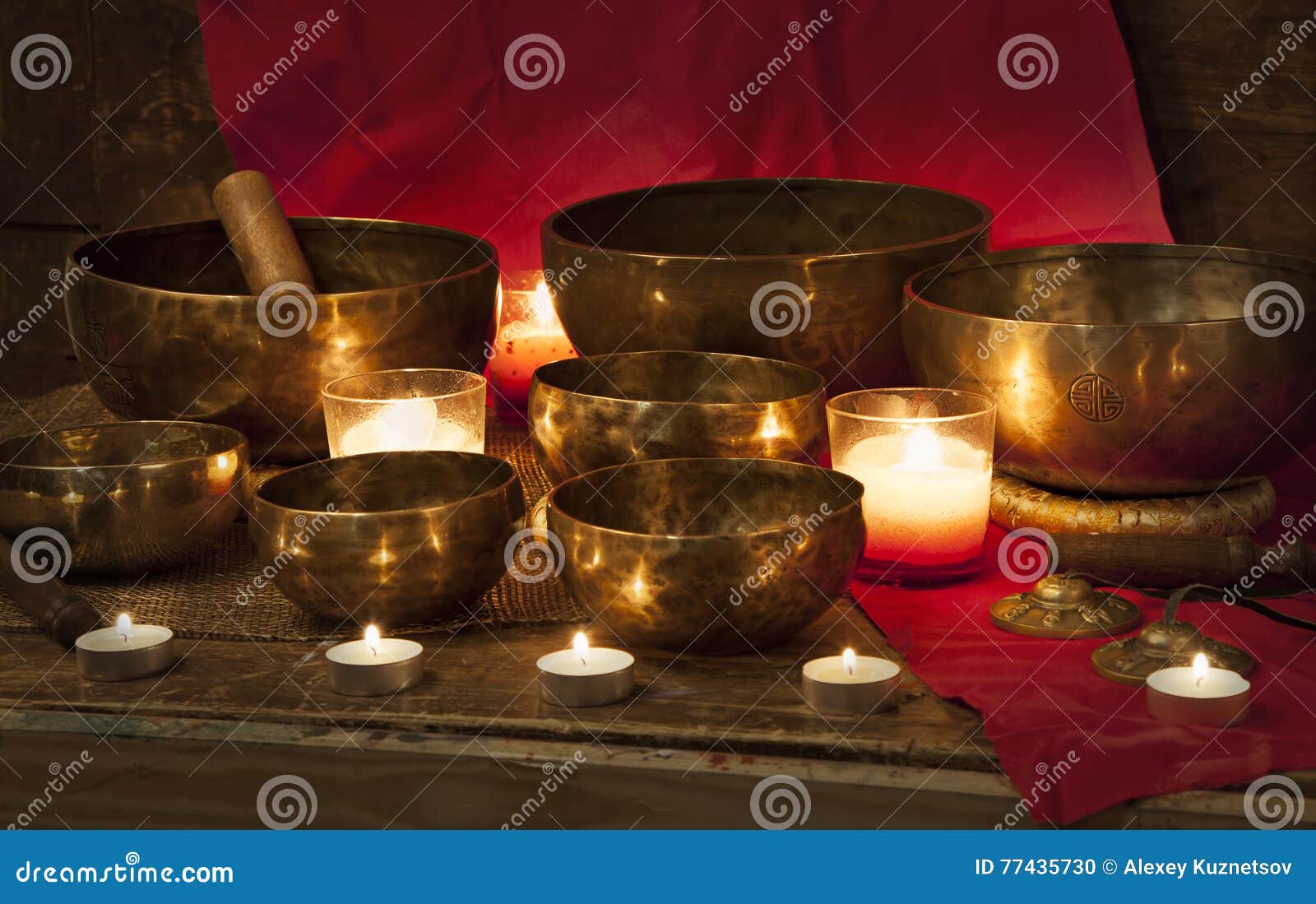 Set Ciotola Tibetana Himalayana - Con Martello E Cuscino, Per Meditazione E Guarigione - Foto 12