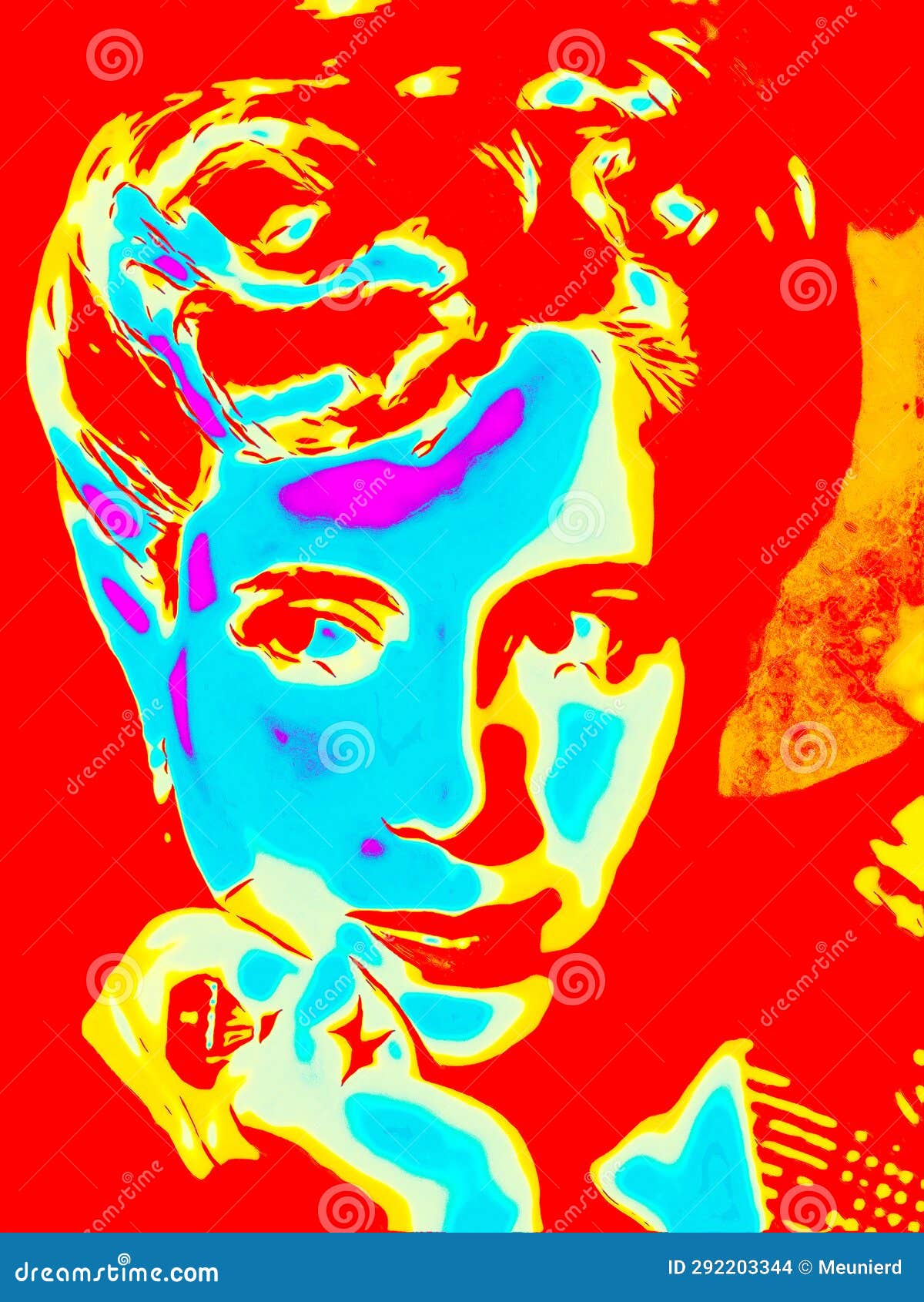 Pop Art Maria Eva Duarte De Peron of or Eva Peron Editorial Stock Image ...