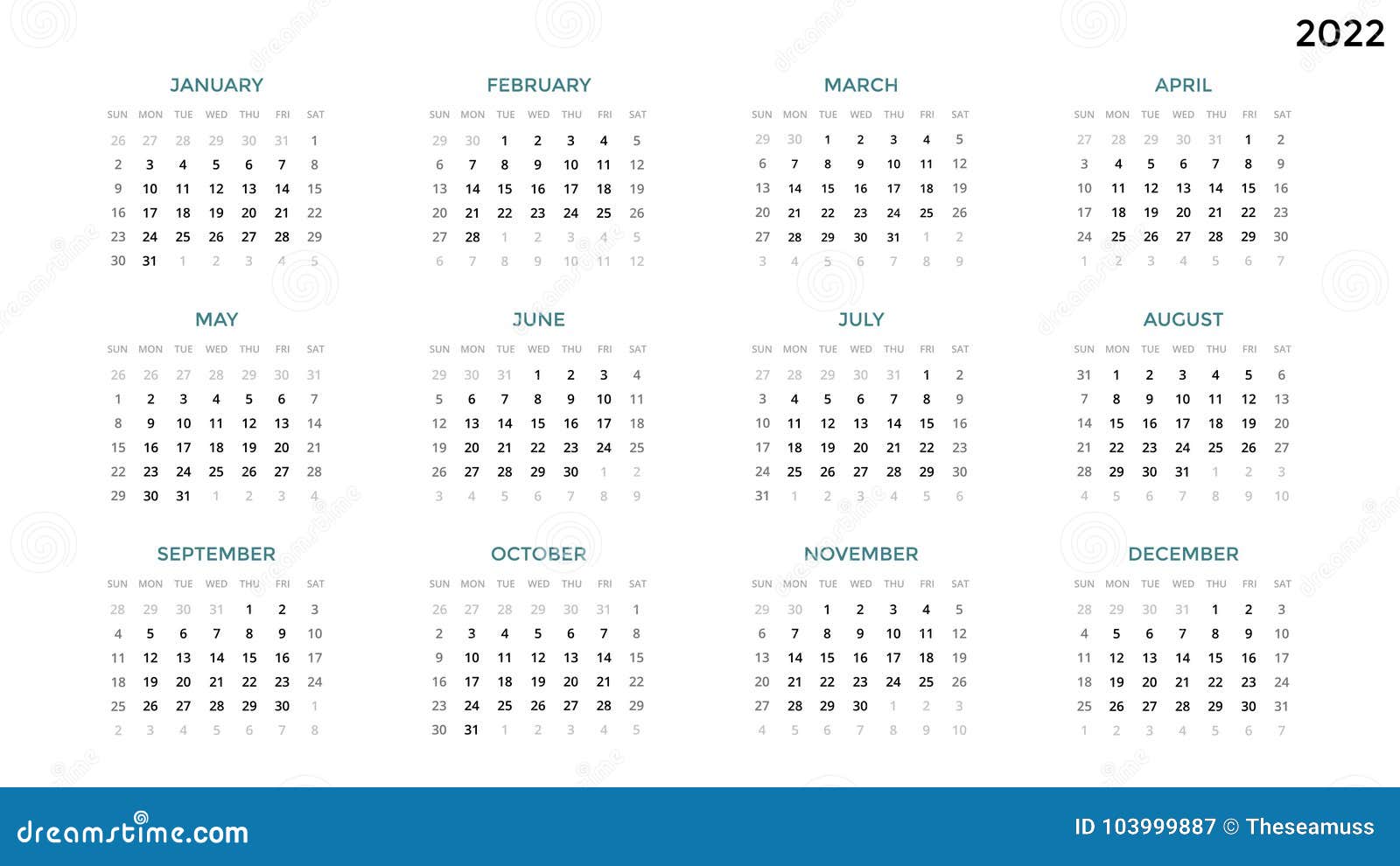 Calendar Infographic, Table Chart, Presentation Chart. Business Period