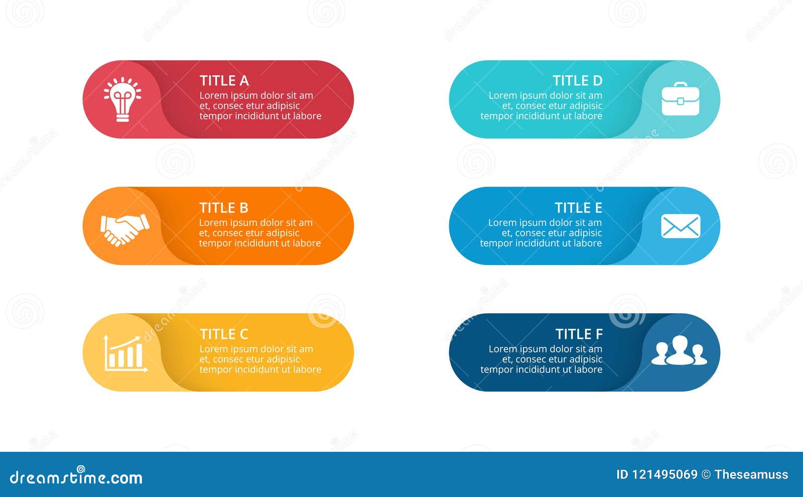 Vector Circle Arrows Infographic Cycle Diagram Labels Graph Stickers Presentation Chart