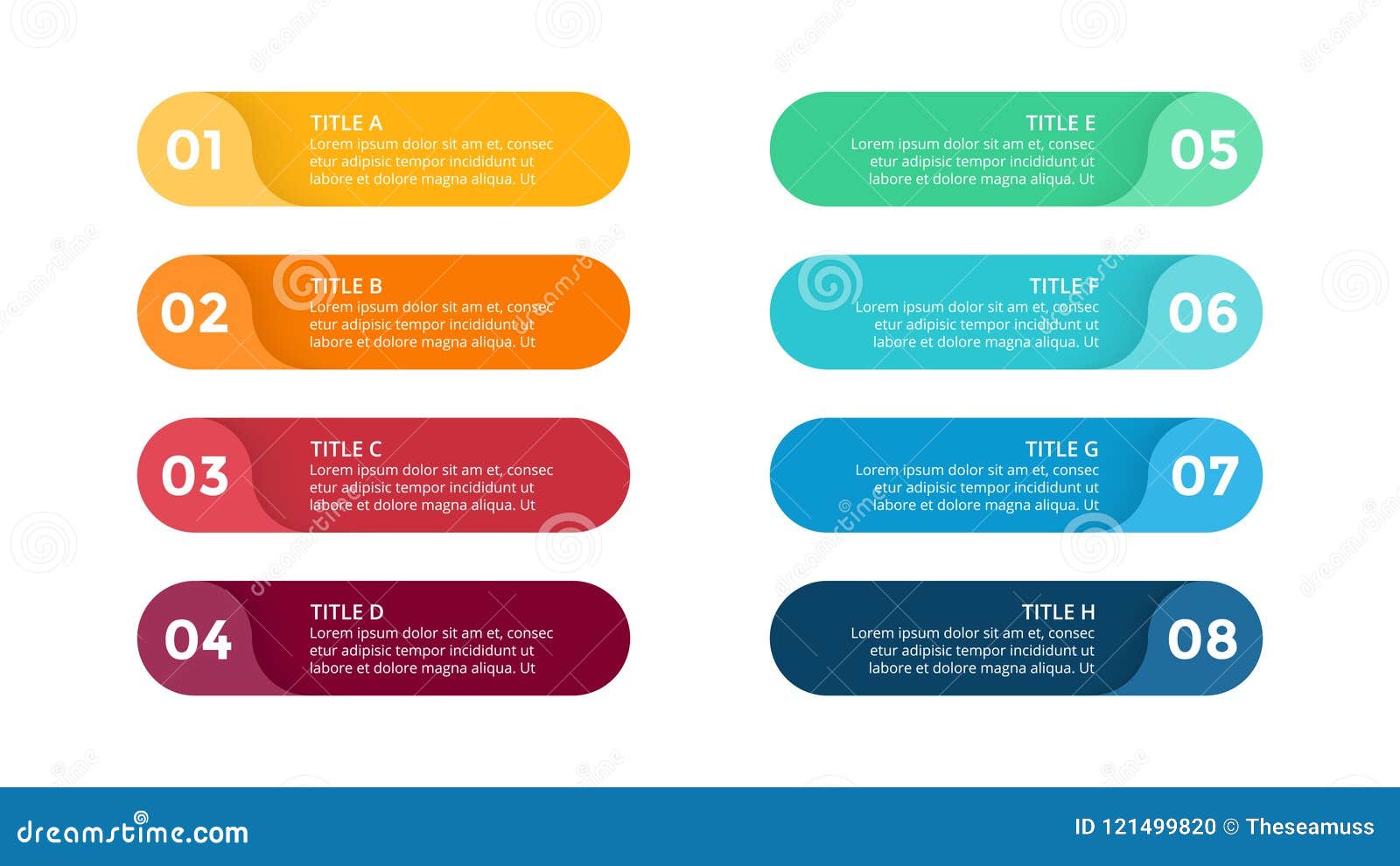 Vector Circle Arrows Infographic Cycle Diagram Labels Graph Stickers Presentation Chart