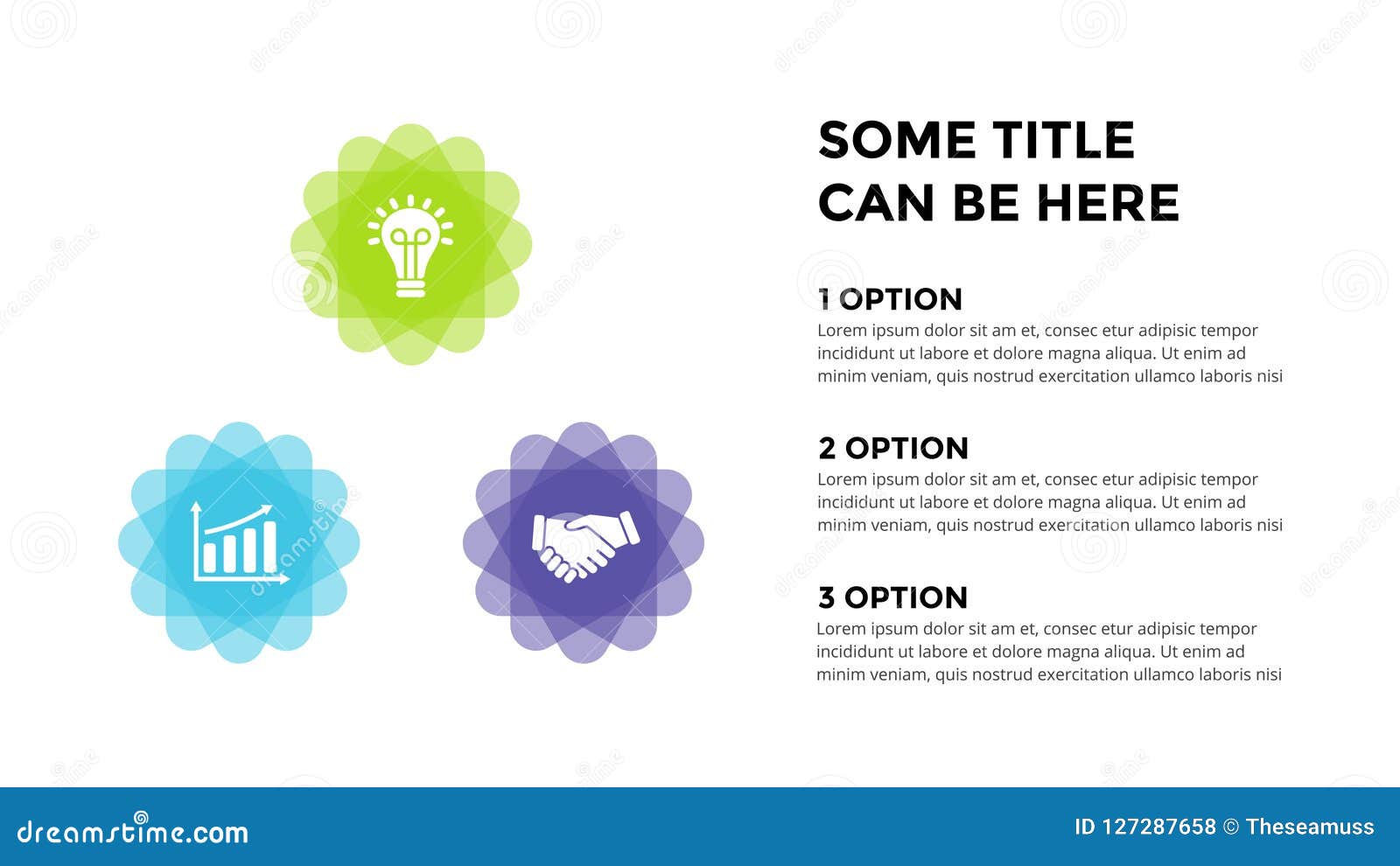 Vector Infographic Cycle Diagram Labels Graph Stickers Presentation Chart Business Concept
