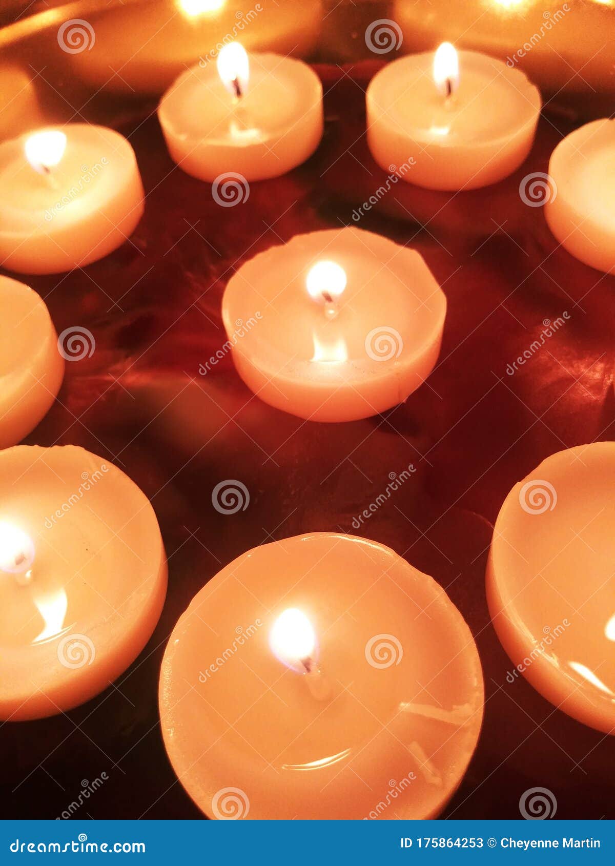 Circle of Candles stock image. Image of circle, scented 175864253
