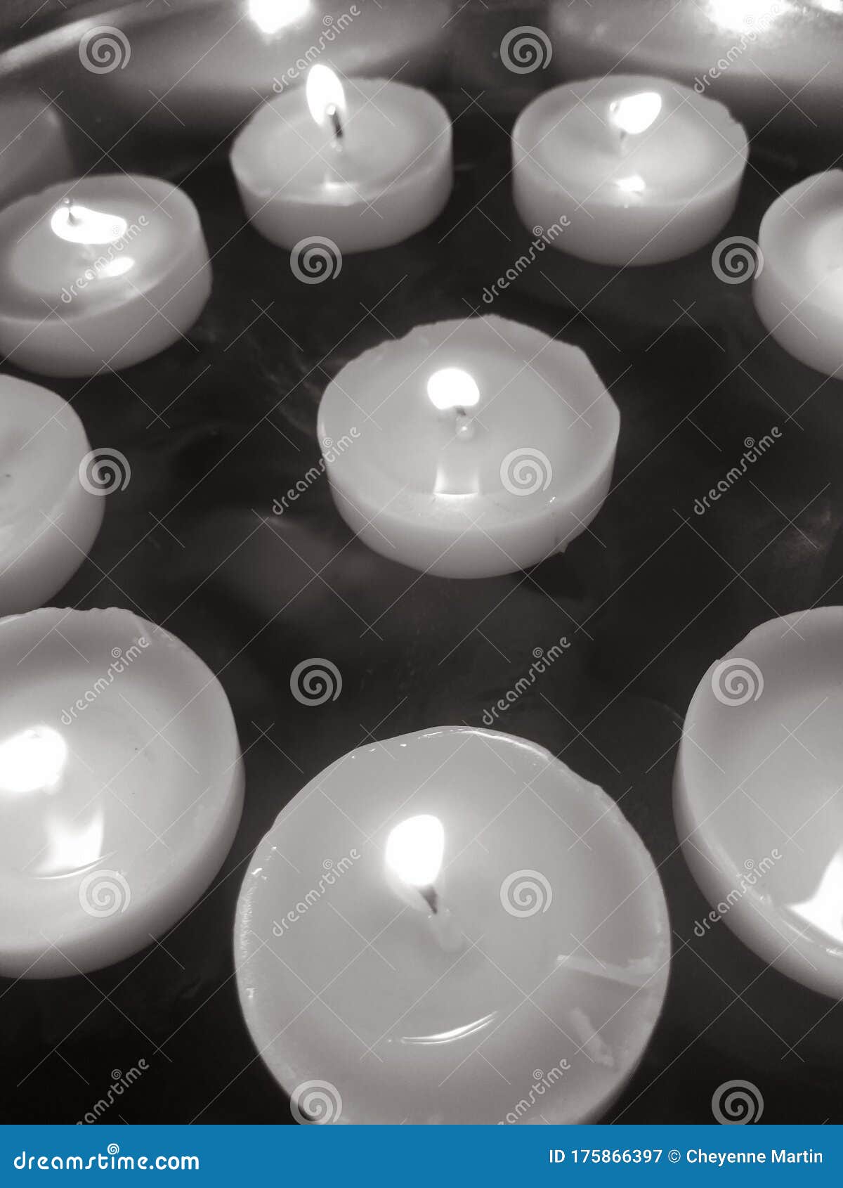 Circle of Candles stock image. Image of circle, black 175866397