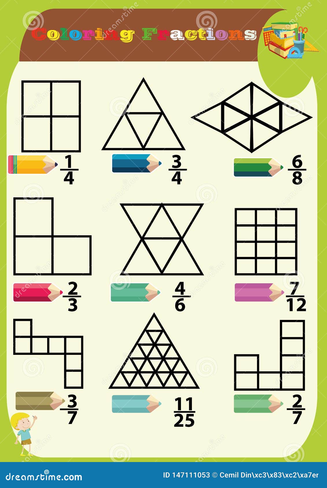 Printable Fraction Chart