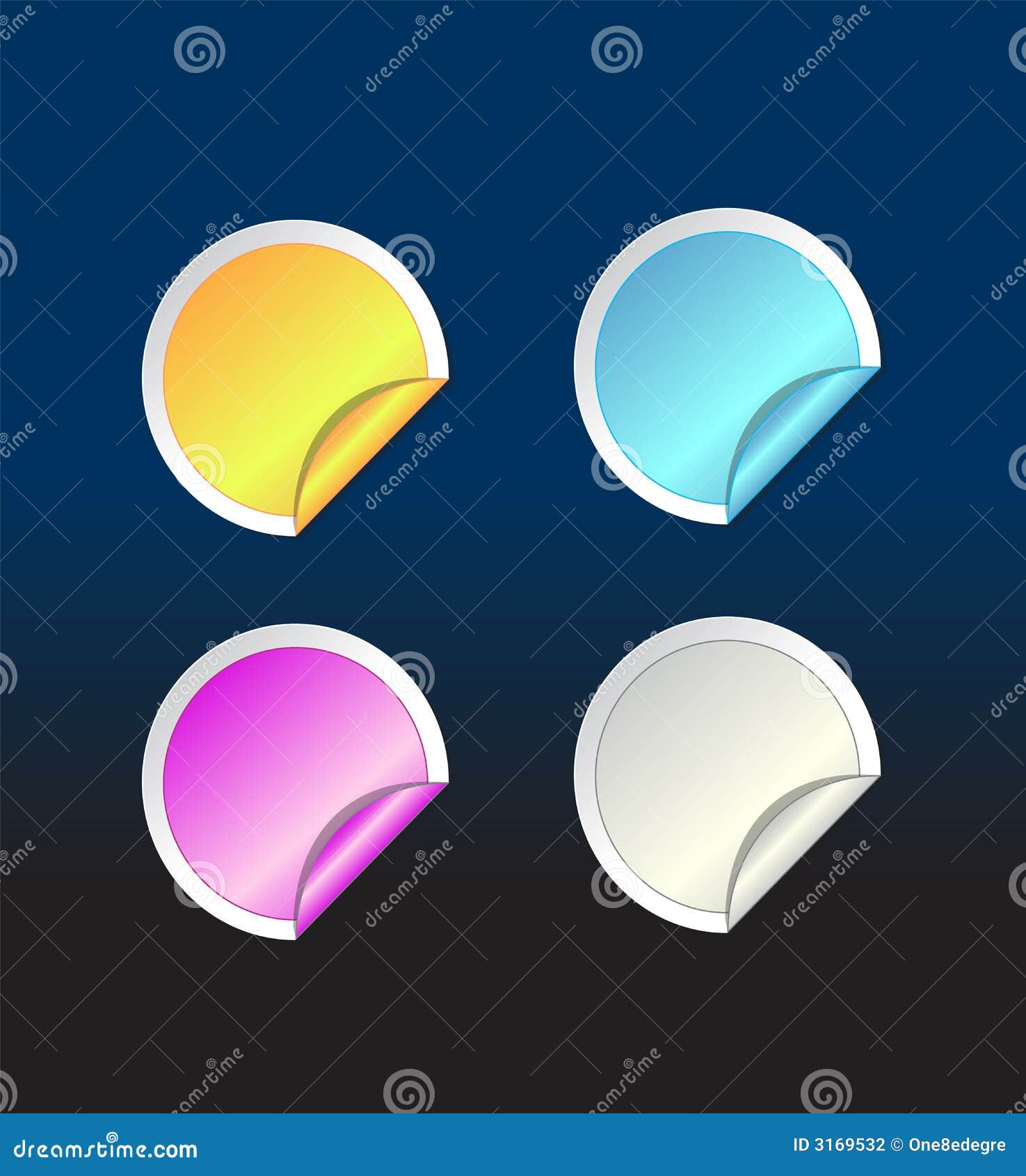 Circle cutouts stock illustration. Illustration of design - 3169532