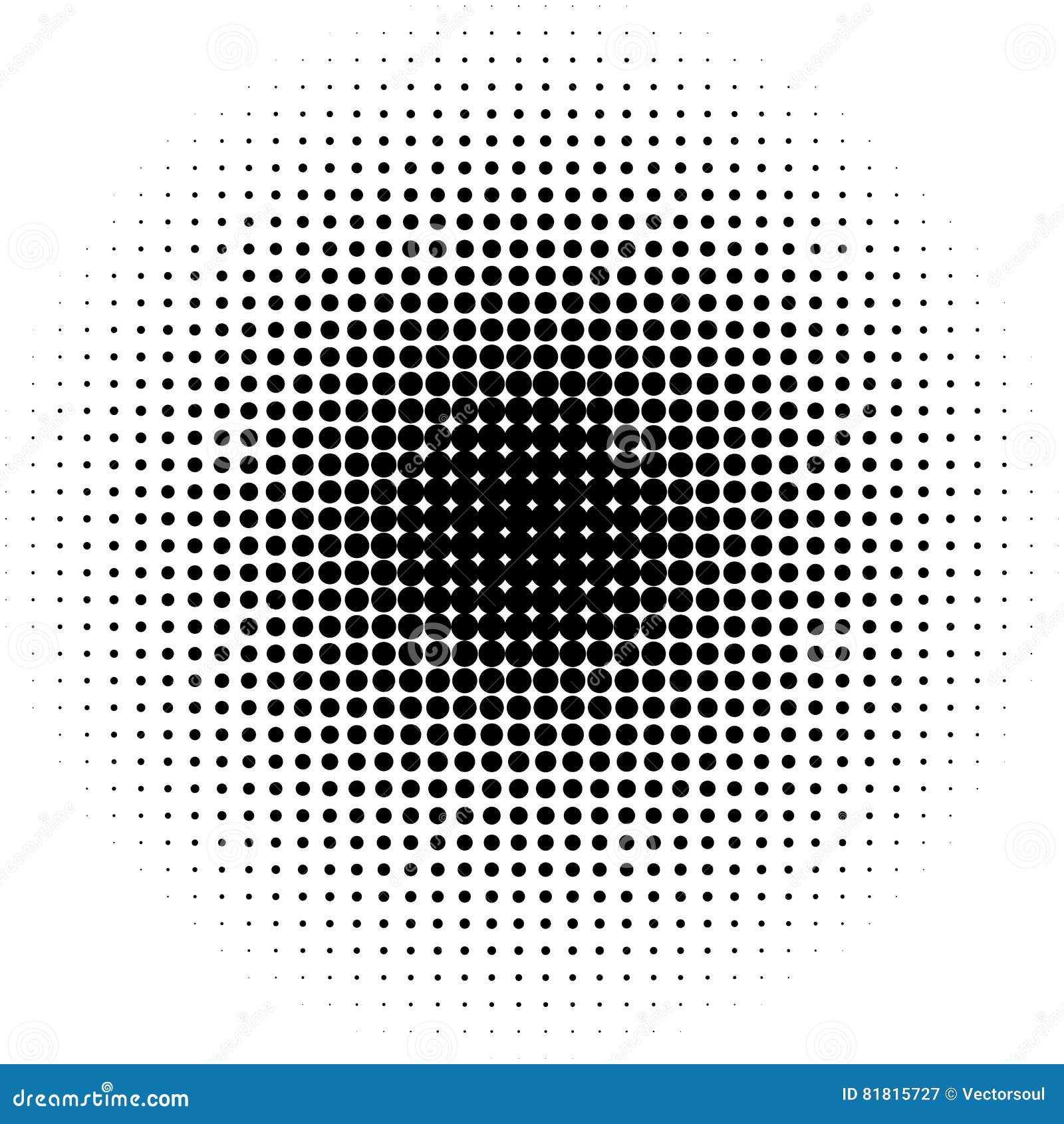 circle halftone pattern / texture. monochrome halftone dots.