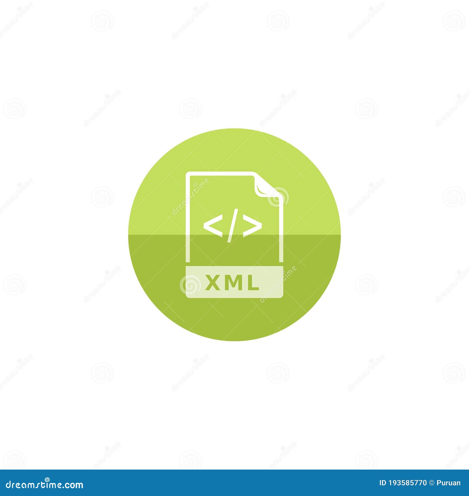 Circle Icon XML File Format Stock Vector Illustration of circle
