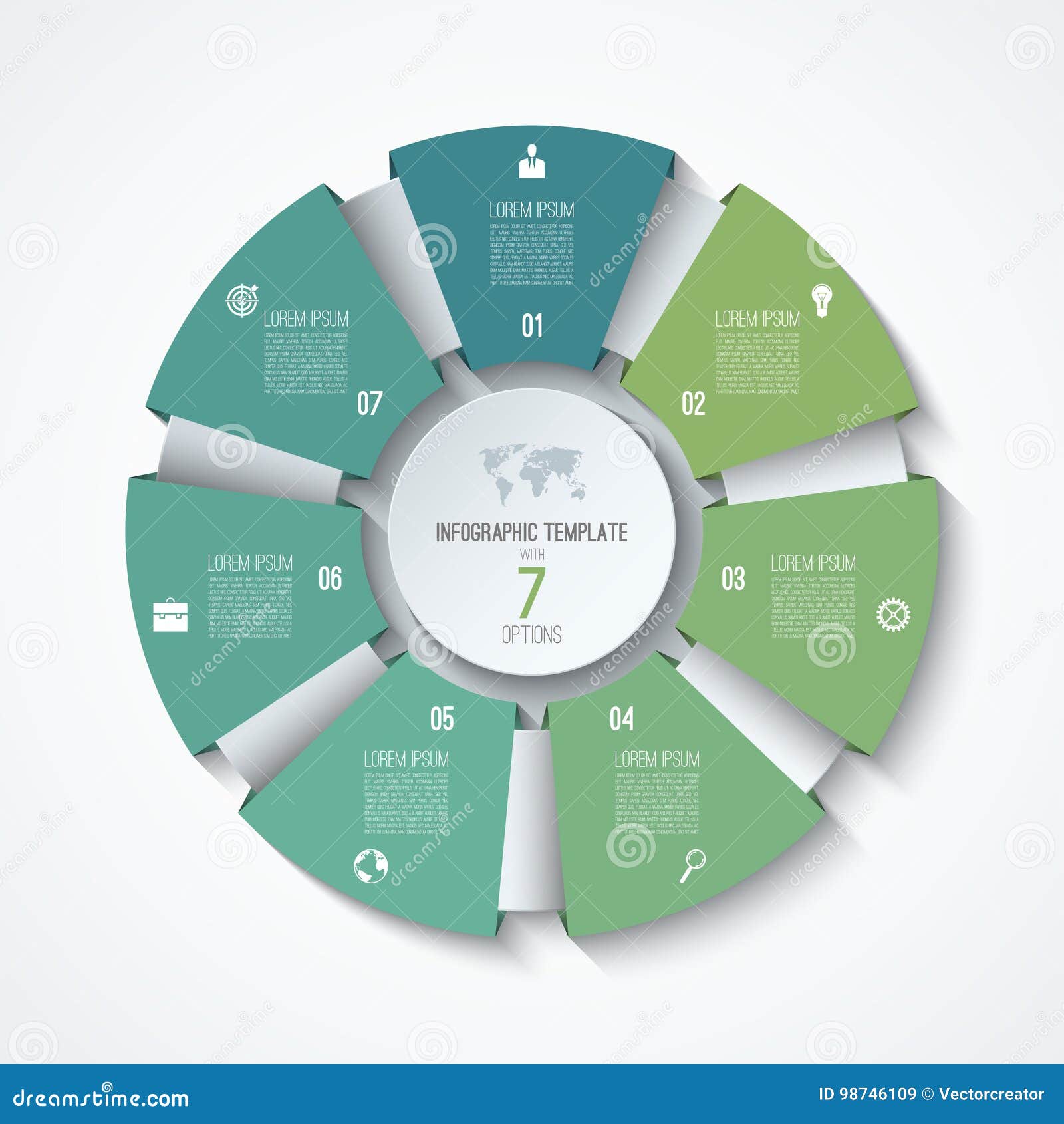 Wheel Chart Template