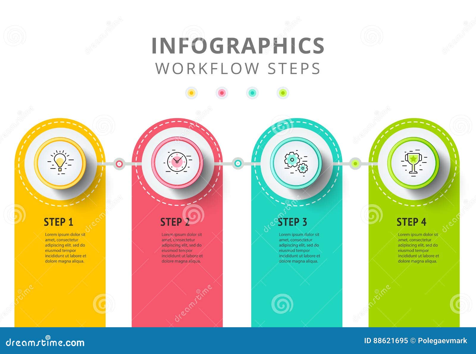 circle infographics s . abstract business workflow