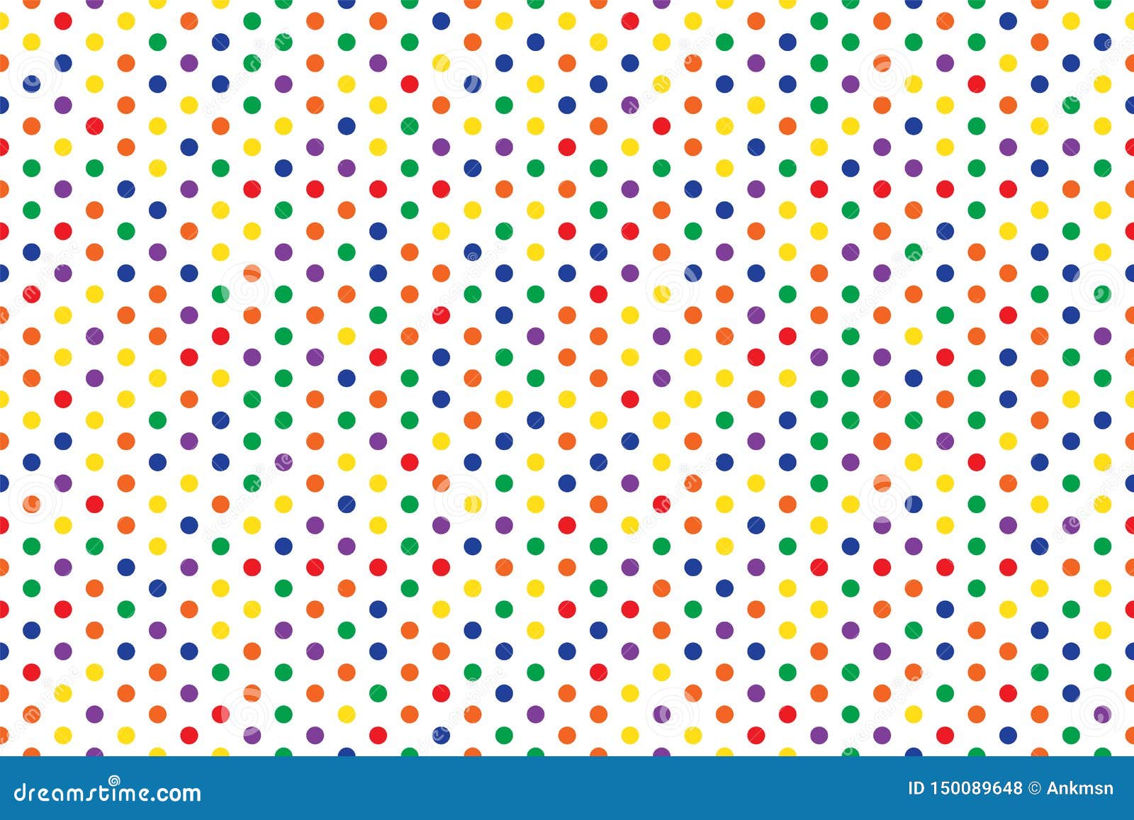 Circle Pattern Multi Color Seamless Abstract Background Design Stock ...