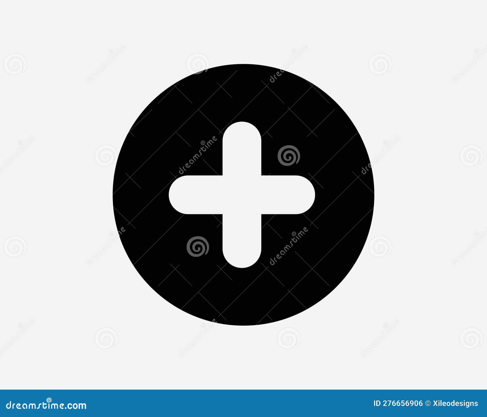 Plus Sign Cross Icon First Aid Add Addition Math Circle Round Hospital ...