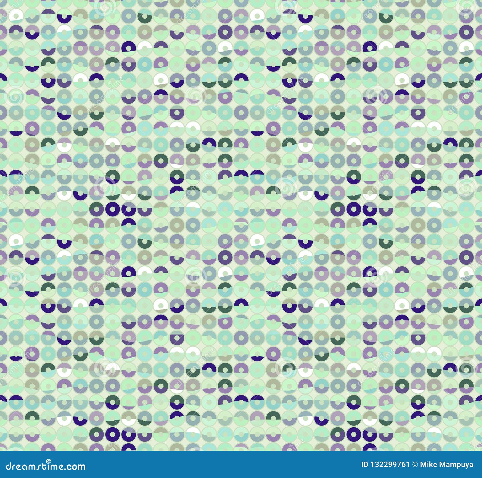 circle shiny mermqid sequins seamless pattern. fishscale emroidery.  background.